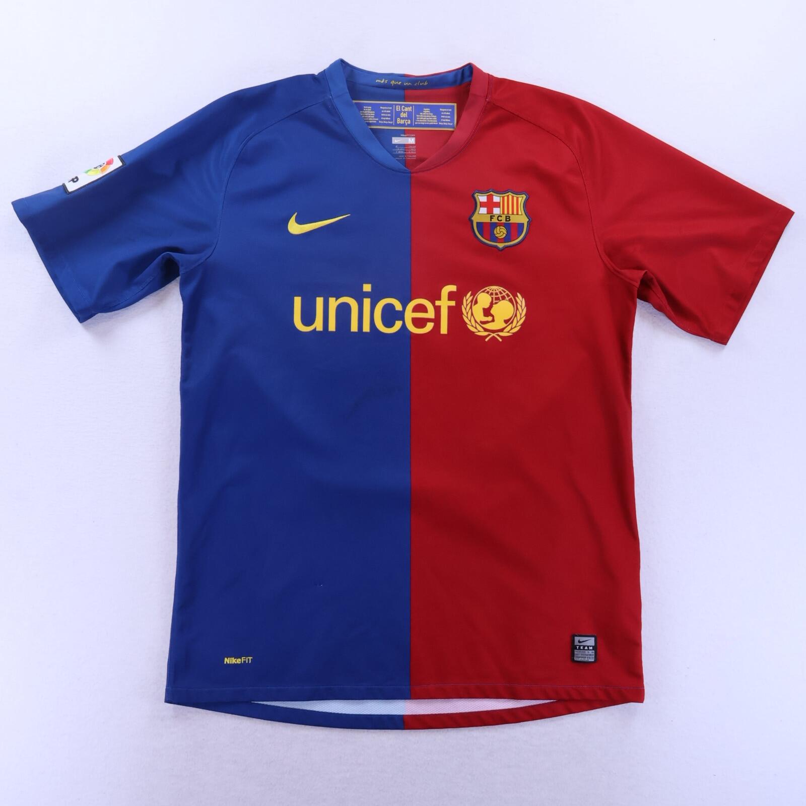 Barcelona Messi #10 2008/09 Home Shirt - M