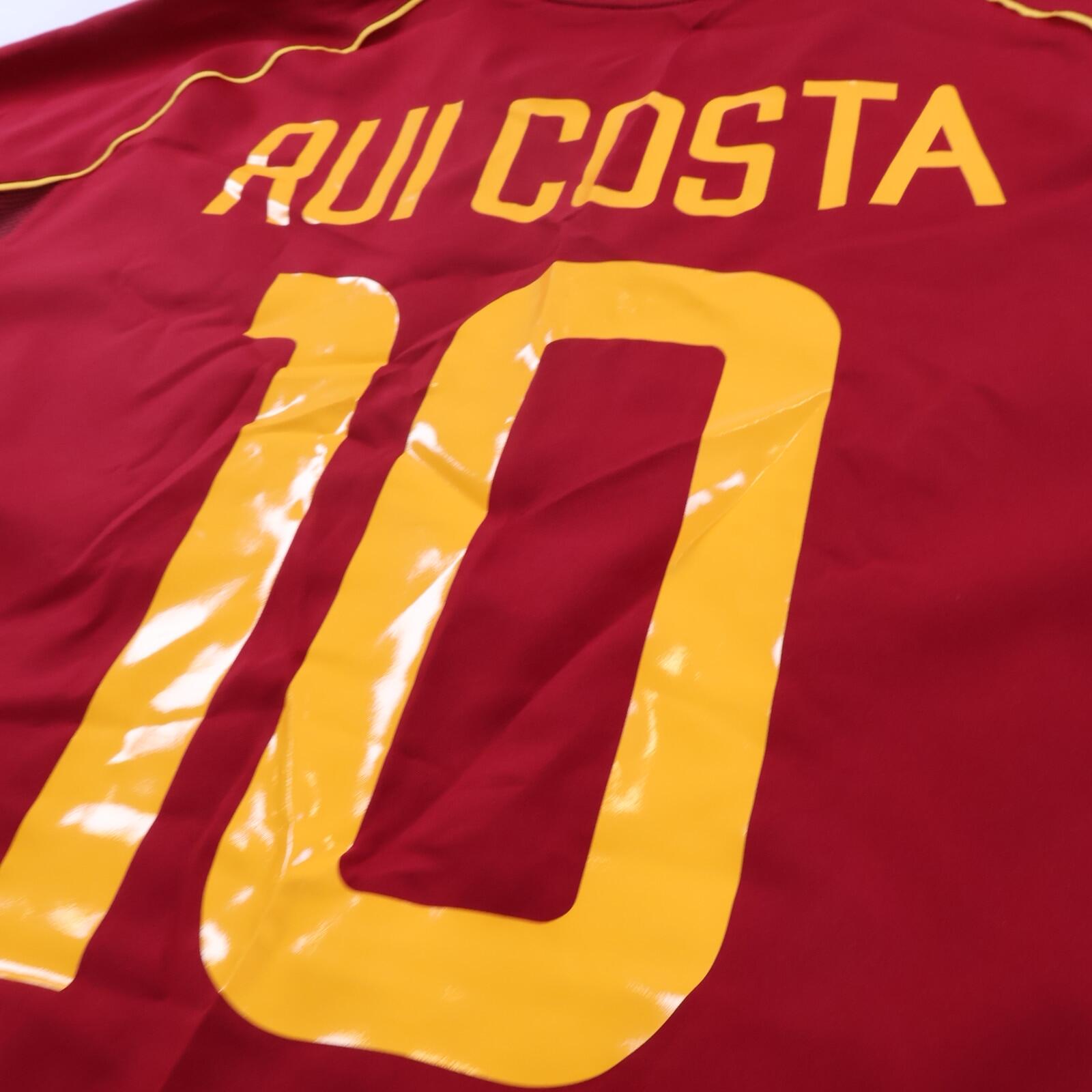 *MINT* Portugal Rui Costa #10 2002/04 Home Shirt - M