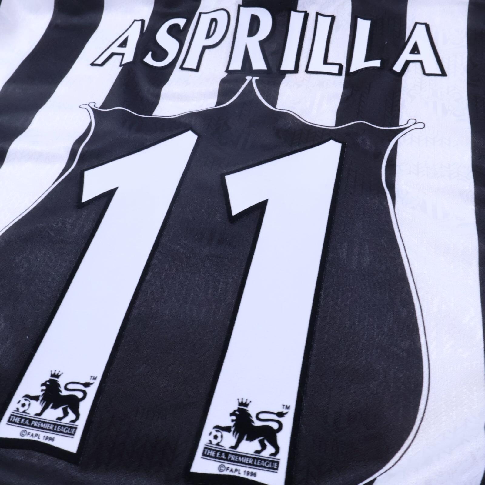 *MINT* Newcastle United Asprilla #11 1997/99 Home Shirt - XL