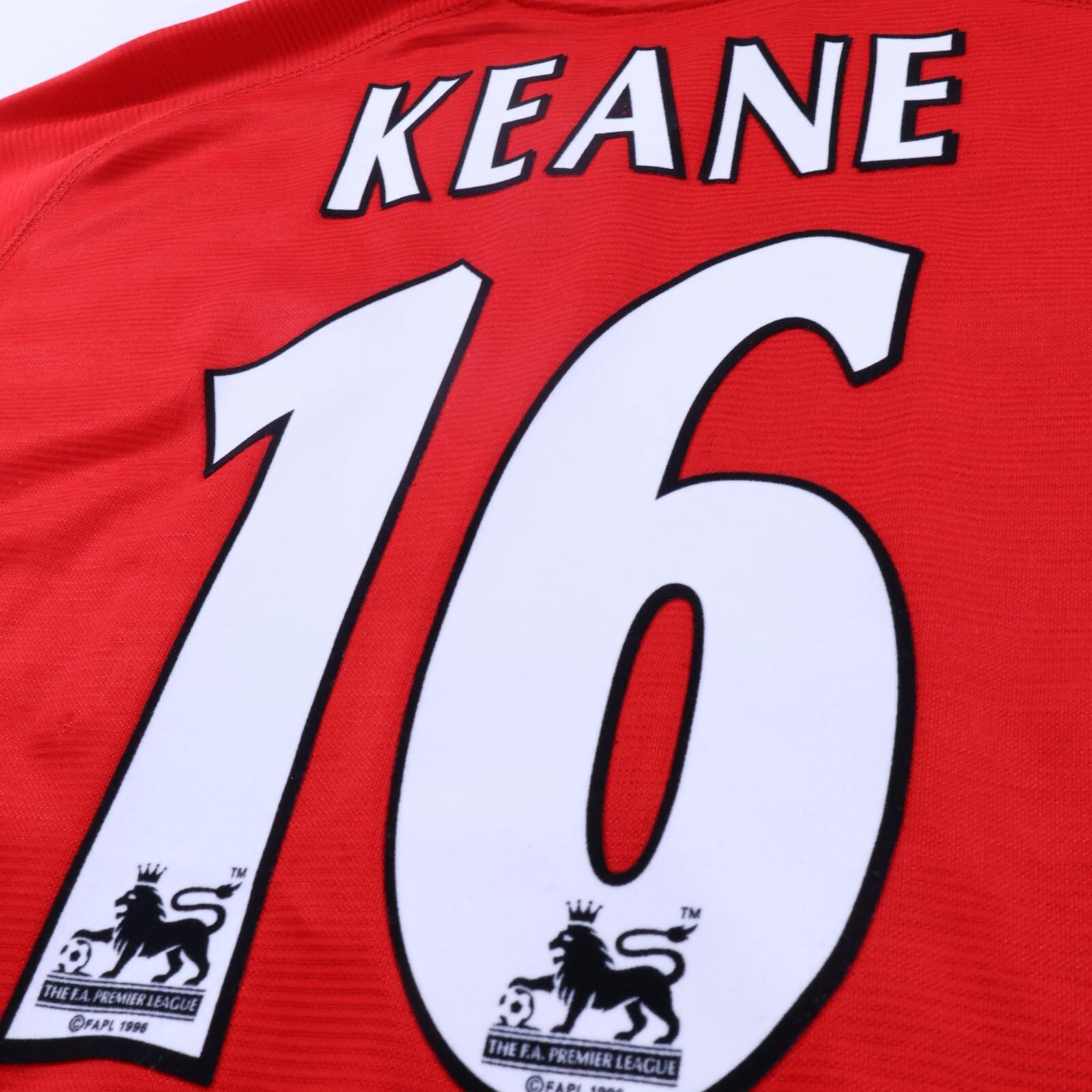 Manchester United Keane #16 2000/02 Home Shirt - L