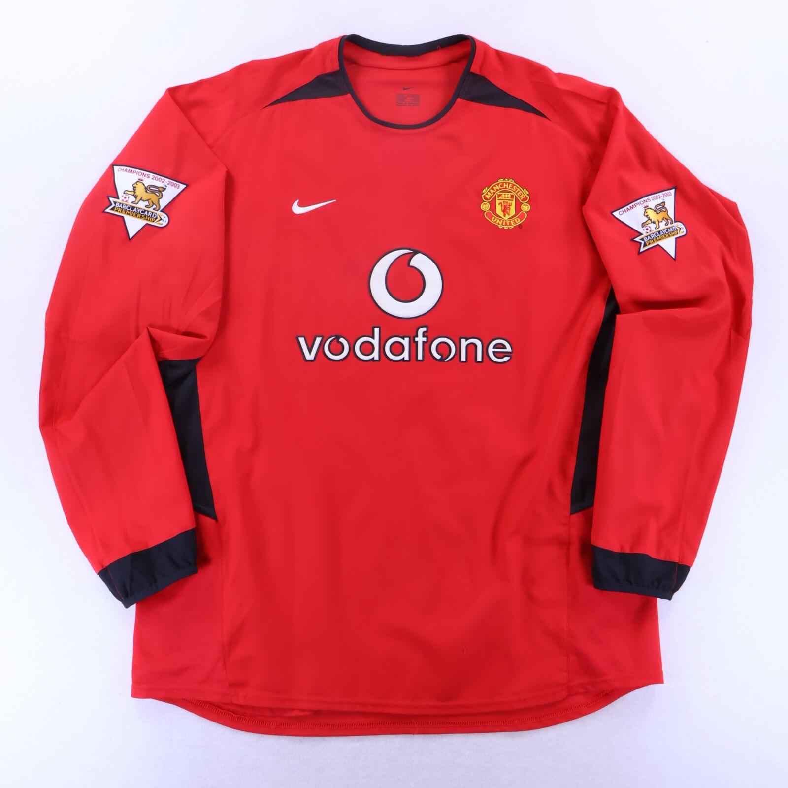 *MINT* Manchester United Ronaldo #7 2002/04 Home Shirt - Long Sleeve - XL