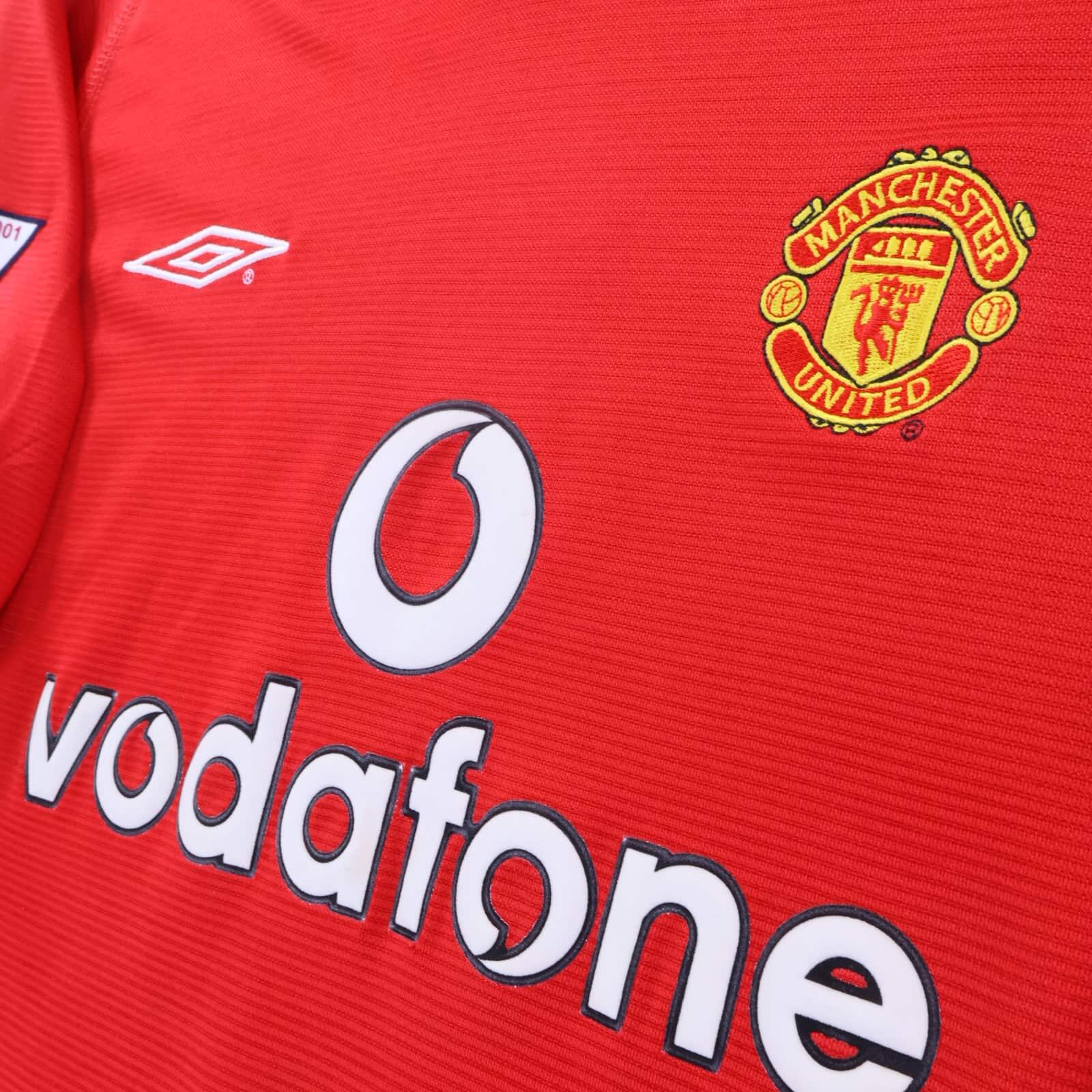Manchester United Stam #6 2000/02 Home Shirt - XL