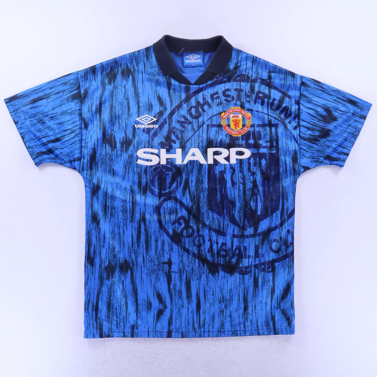 Manchester United Cantona #7 1992/93 Away Shirt - M