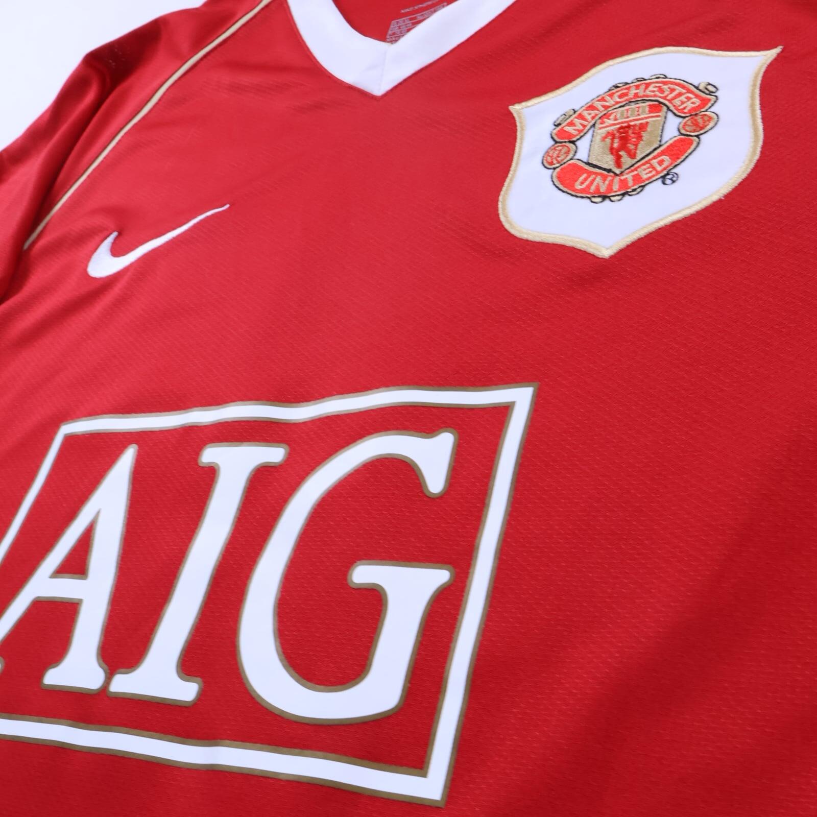 *MINT* Manchester United Vidic #15 2006/07 Home Shirt - XL