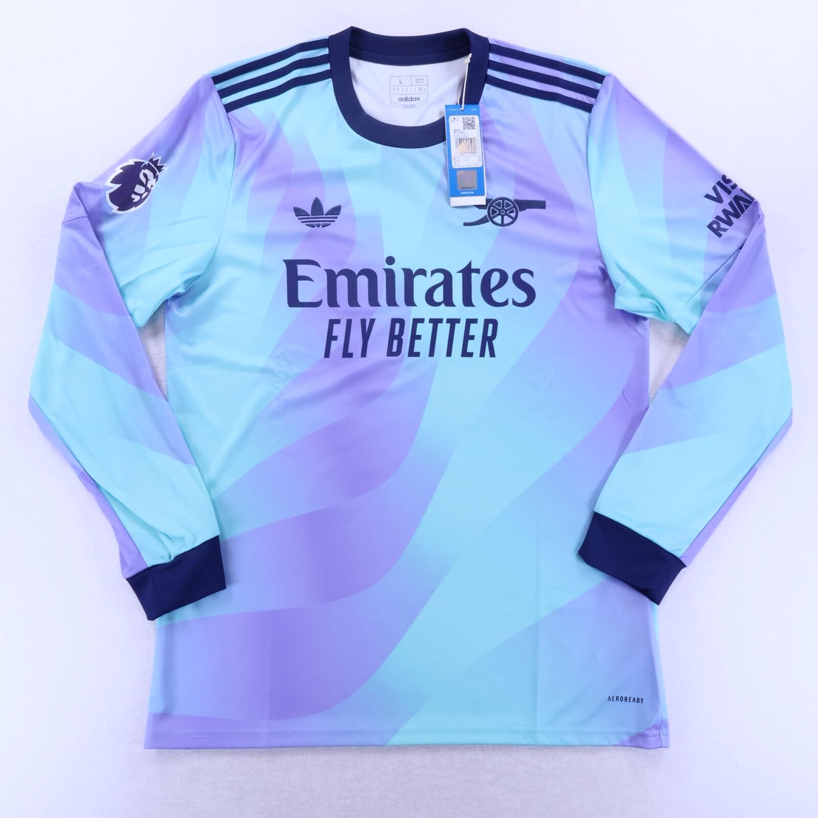 *NWT* Arsenal Saka #7 2024/25 Third Shirt - Long Sleeve - L