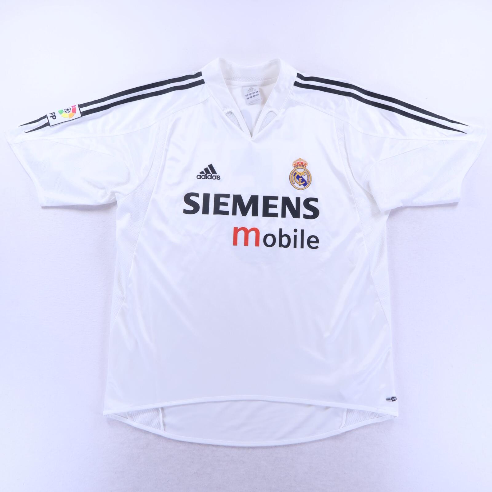 Real Madrid Zidane #5 2004/05 Home Shirt - L