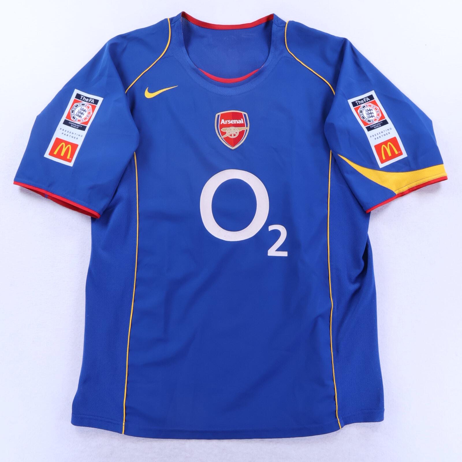 Arsenal Bergkamp #10 2004/05 Away Shirt - L