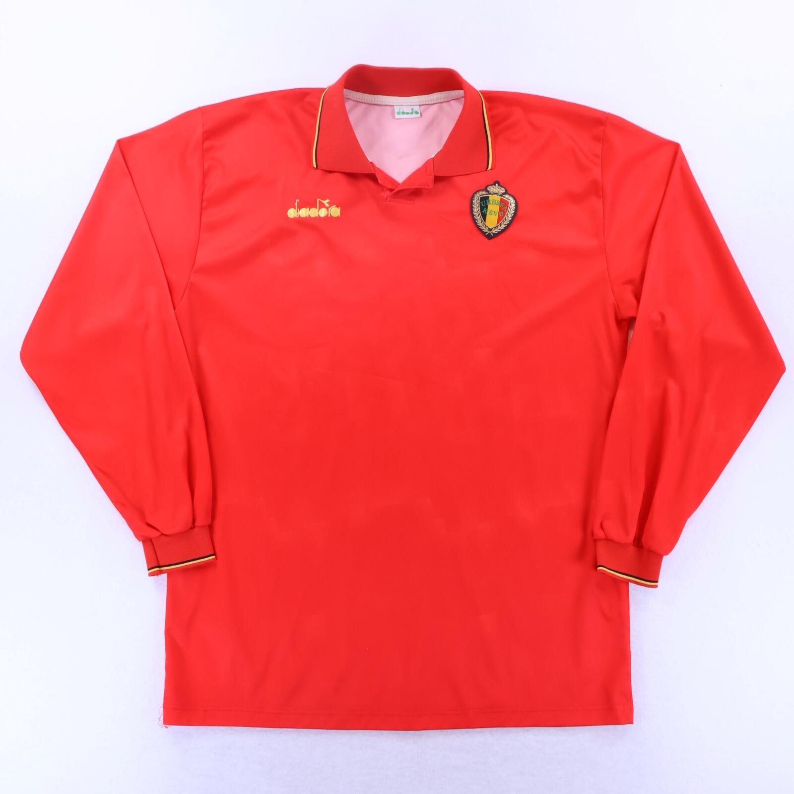 Belgium 1992/94 Home Shirt - Long Sleeve - XL