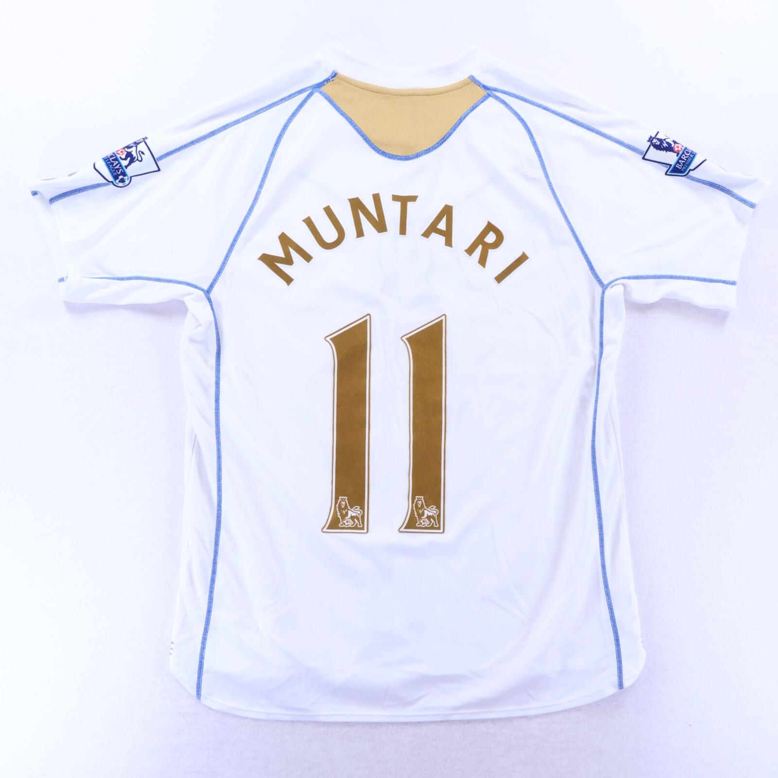 Portsmouth F.C Muntari #11 2007/08 Away Shirt - L