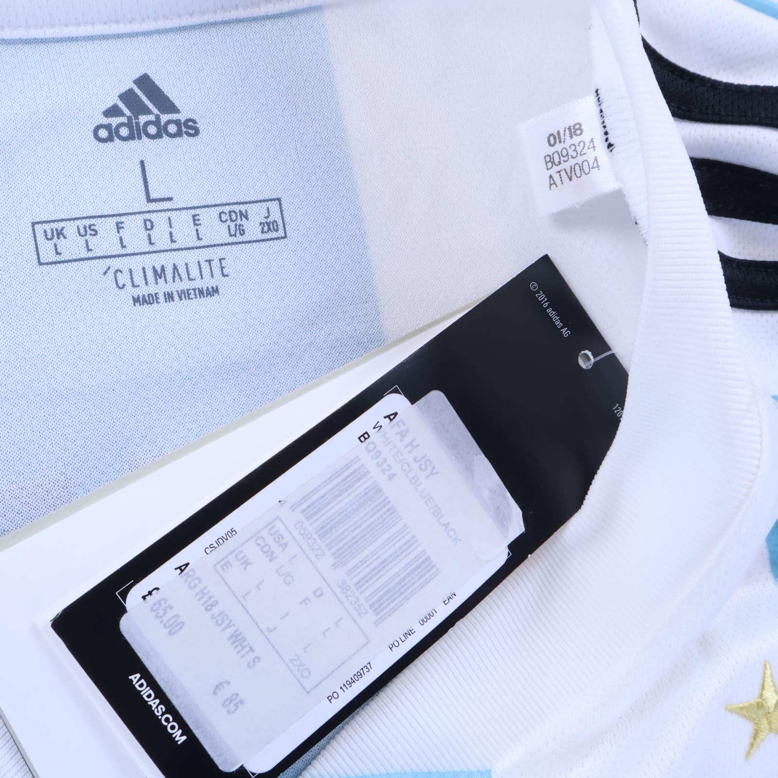 *NWT* Argentina Messi #10 2018/19 Home Shirt - L