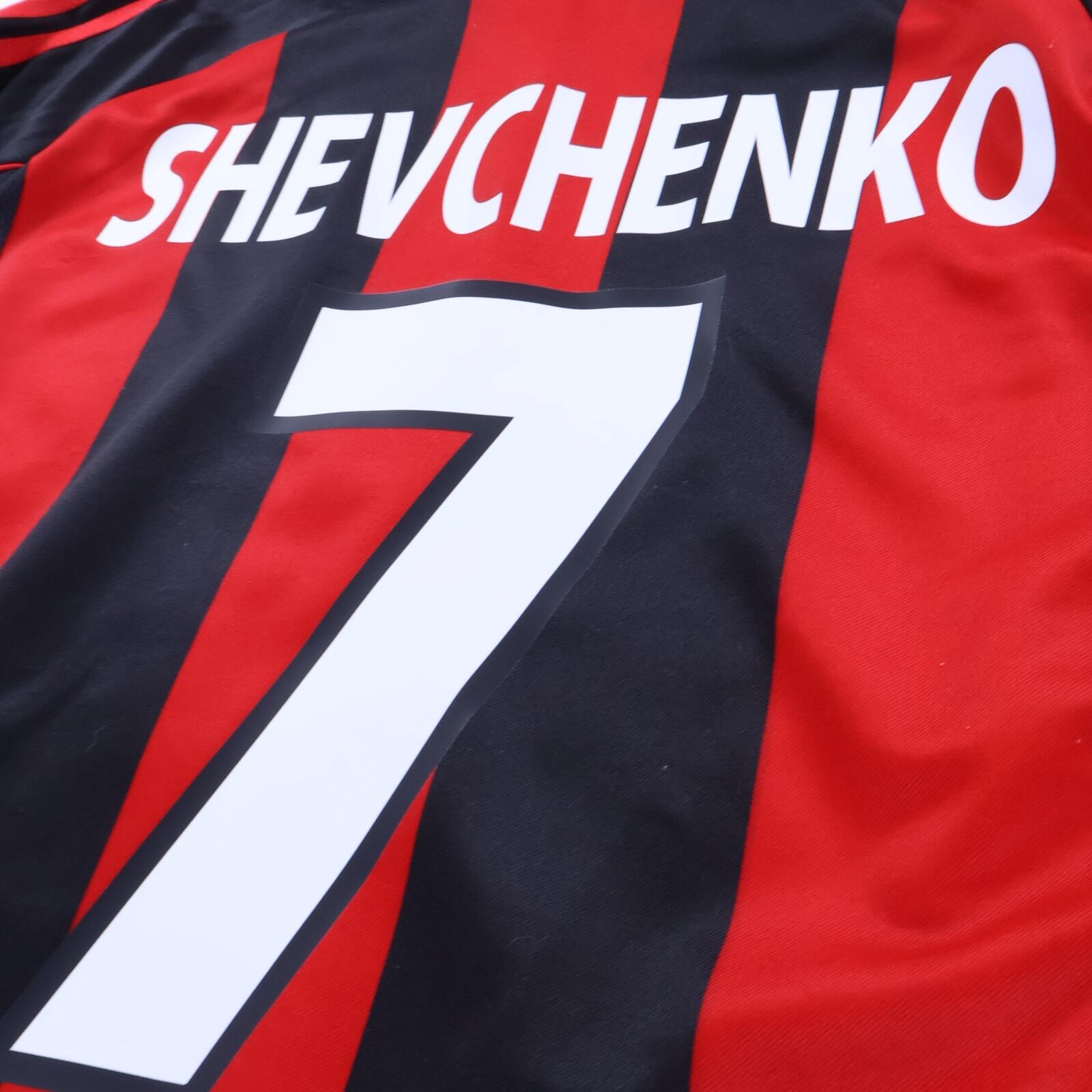 Ac Milan Shevchenko #7 2000/02 Home Shirt - XL