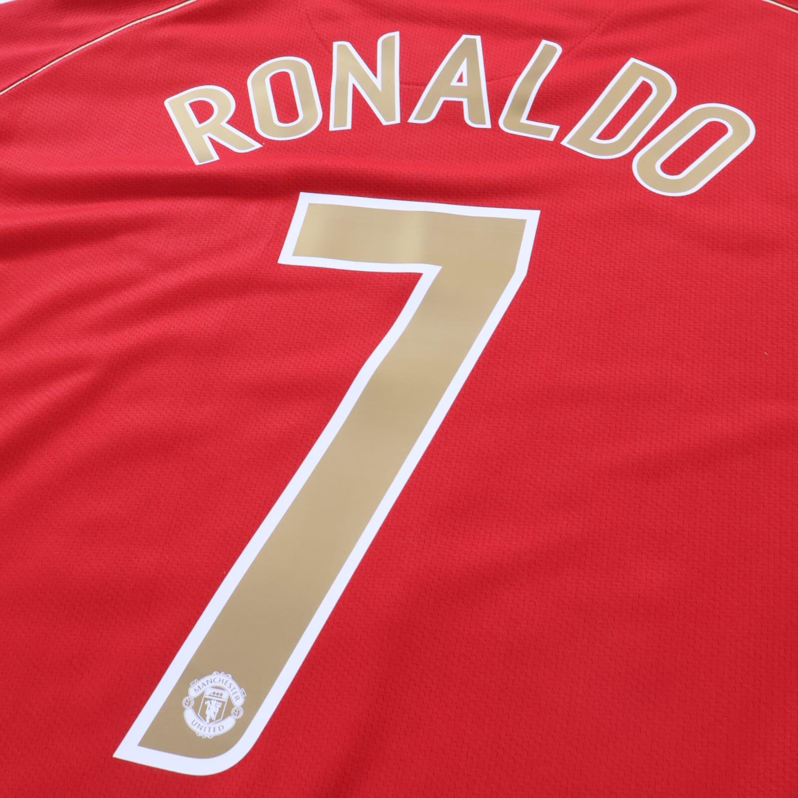 *MINT* Manchester United Ronaldo #7 2006/07 Home Shirt - XL