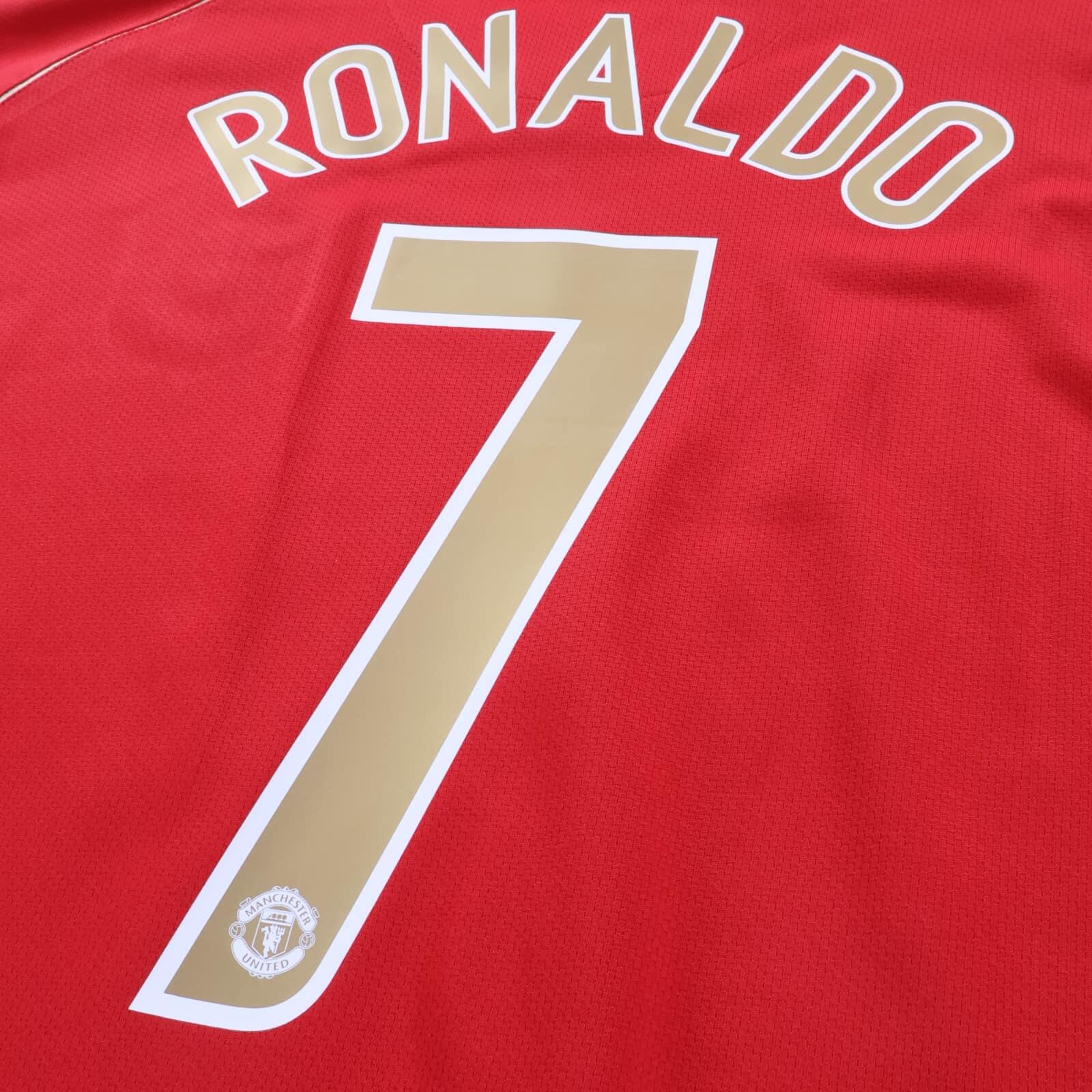 *MINT* Manchester United Ronaldo #7 2006/07 Home Shirt - L