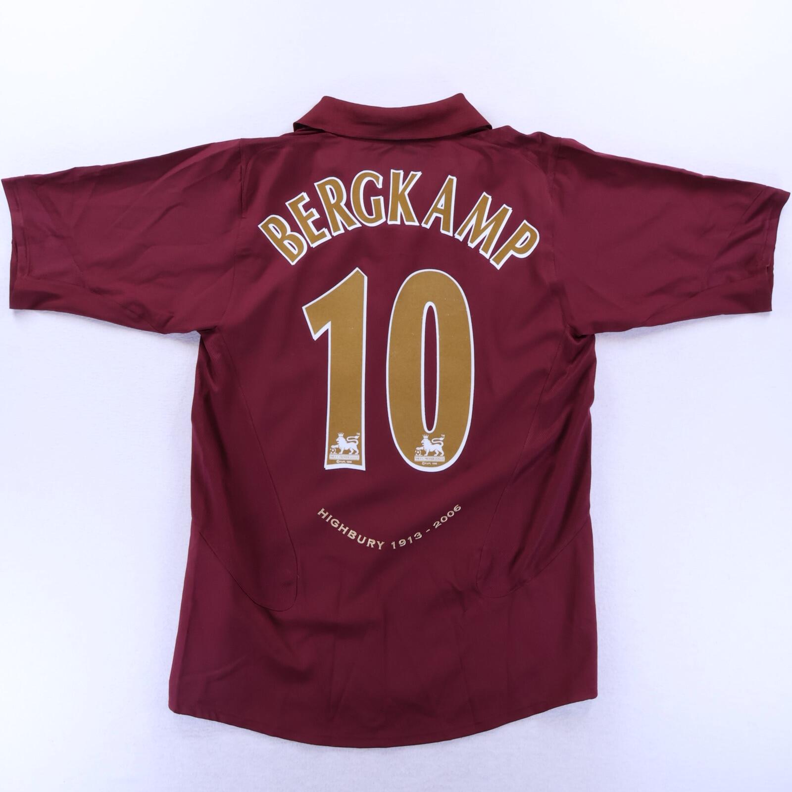 *NWT* Arsenal Bergkamp #10 2005/06 Home Shirt - M