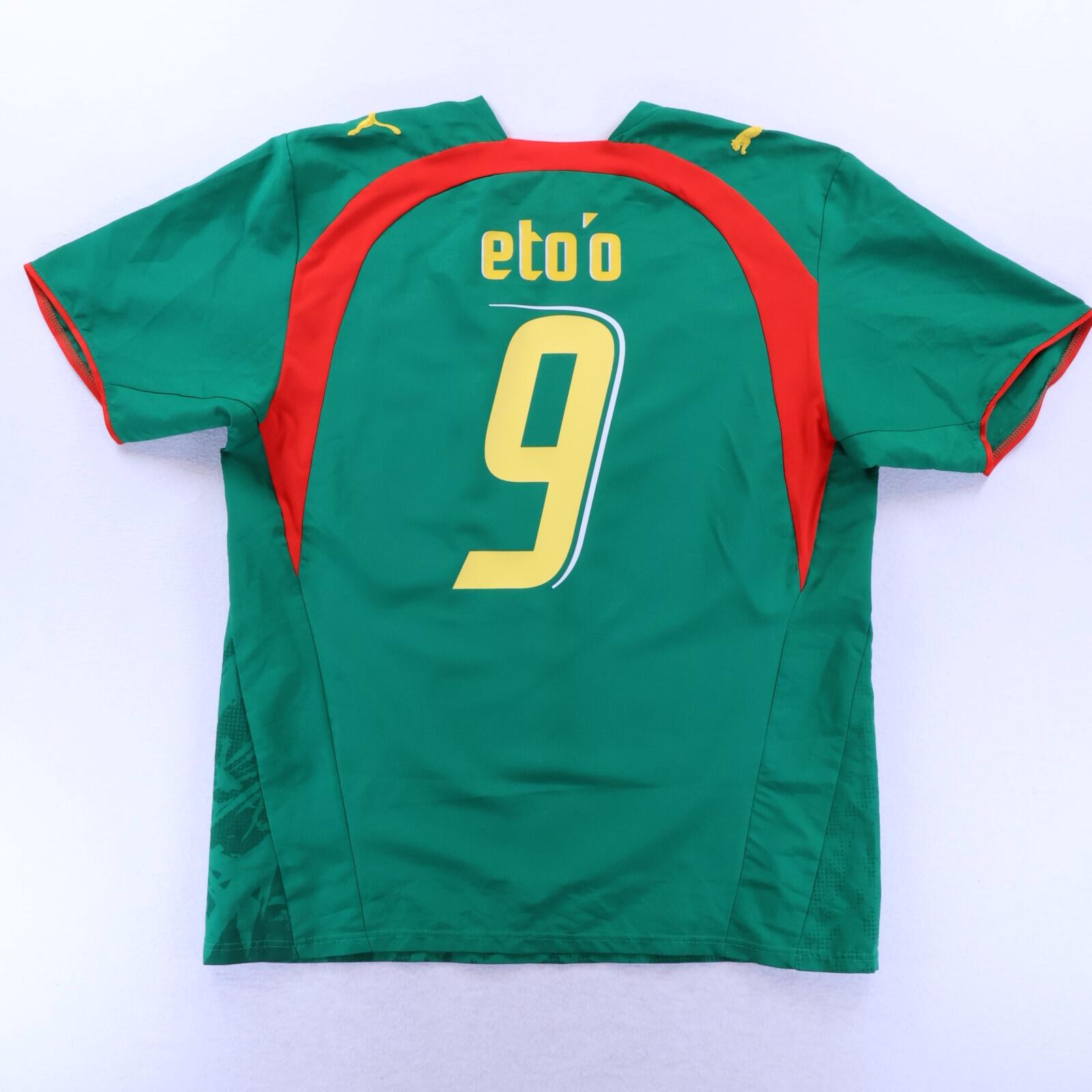 *MINT* Cameroon Eto'O #9 2006/08 Home Shirt - L