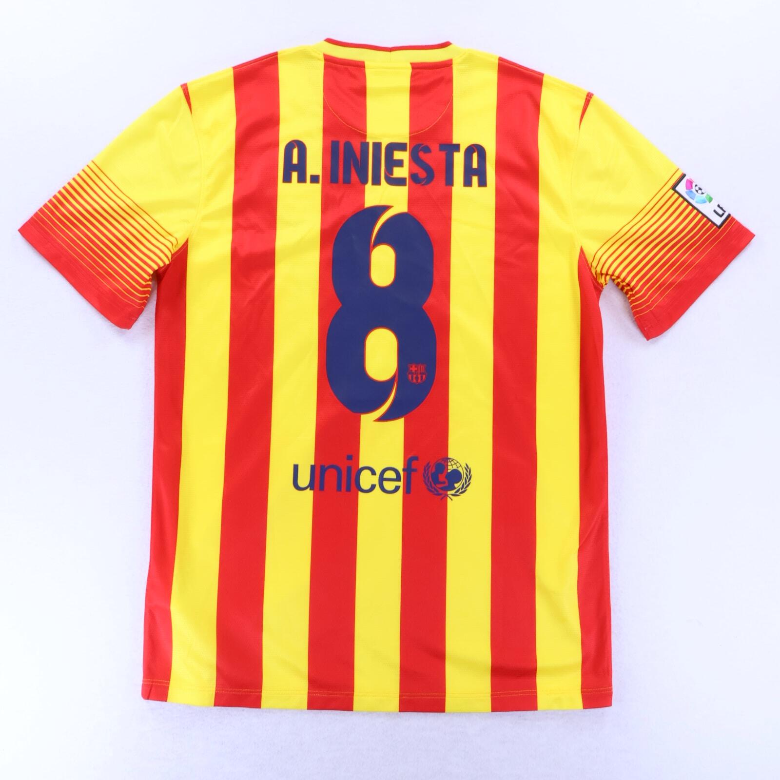 *NWT* Barcelona A. Iniesta #8 2013/14 Away Shirt - M