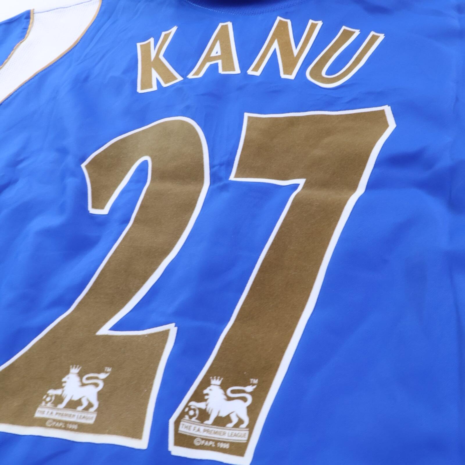 Portsmouth F.C Kanu #27 2006/07 Home Shirt - 2XL