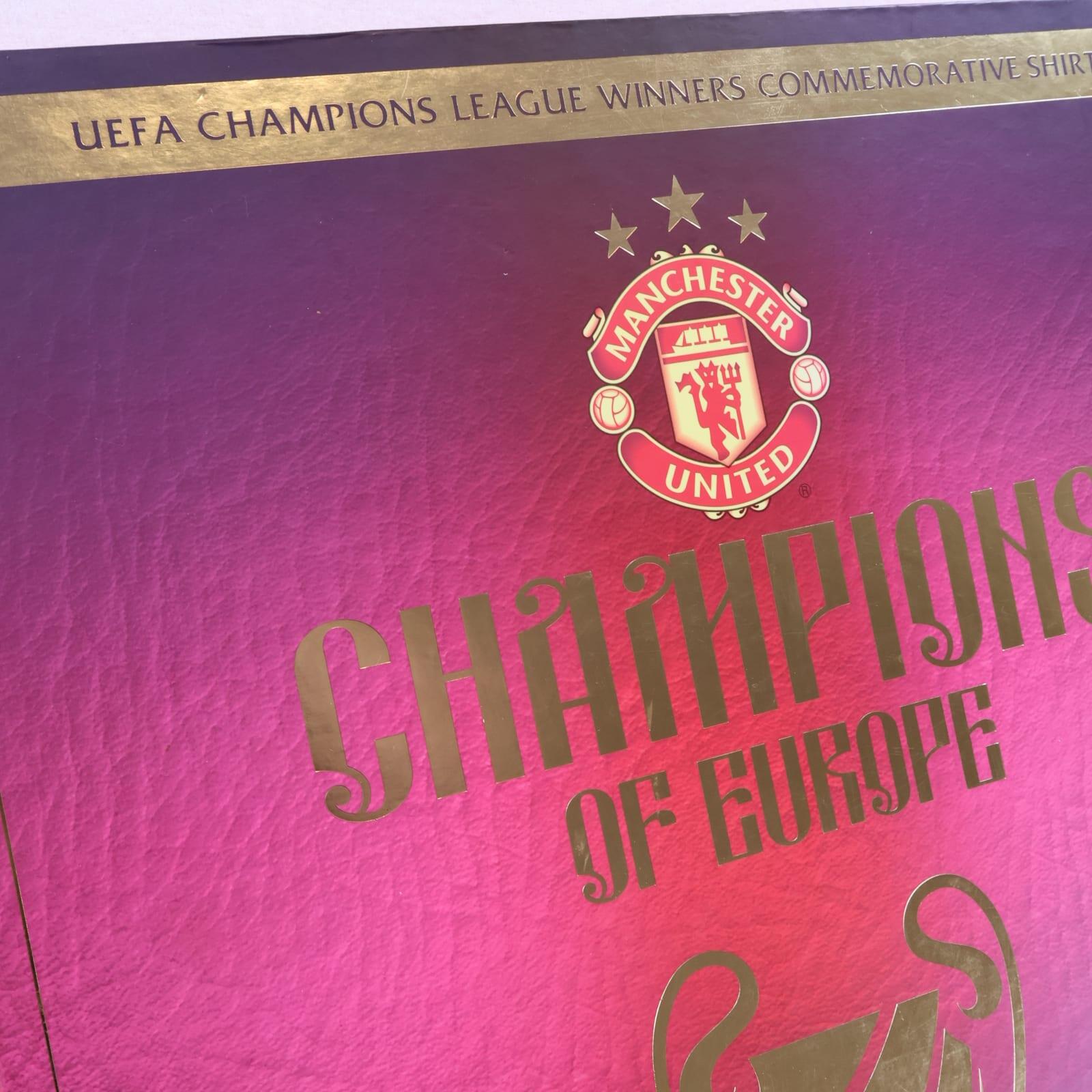 *BNIB* Manchester United 2008/09 Limited Edition Champions Of Europe Box - M