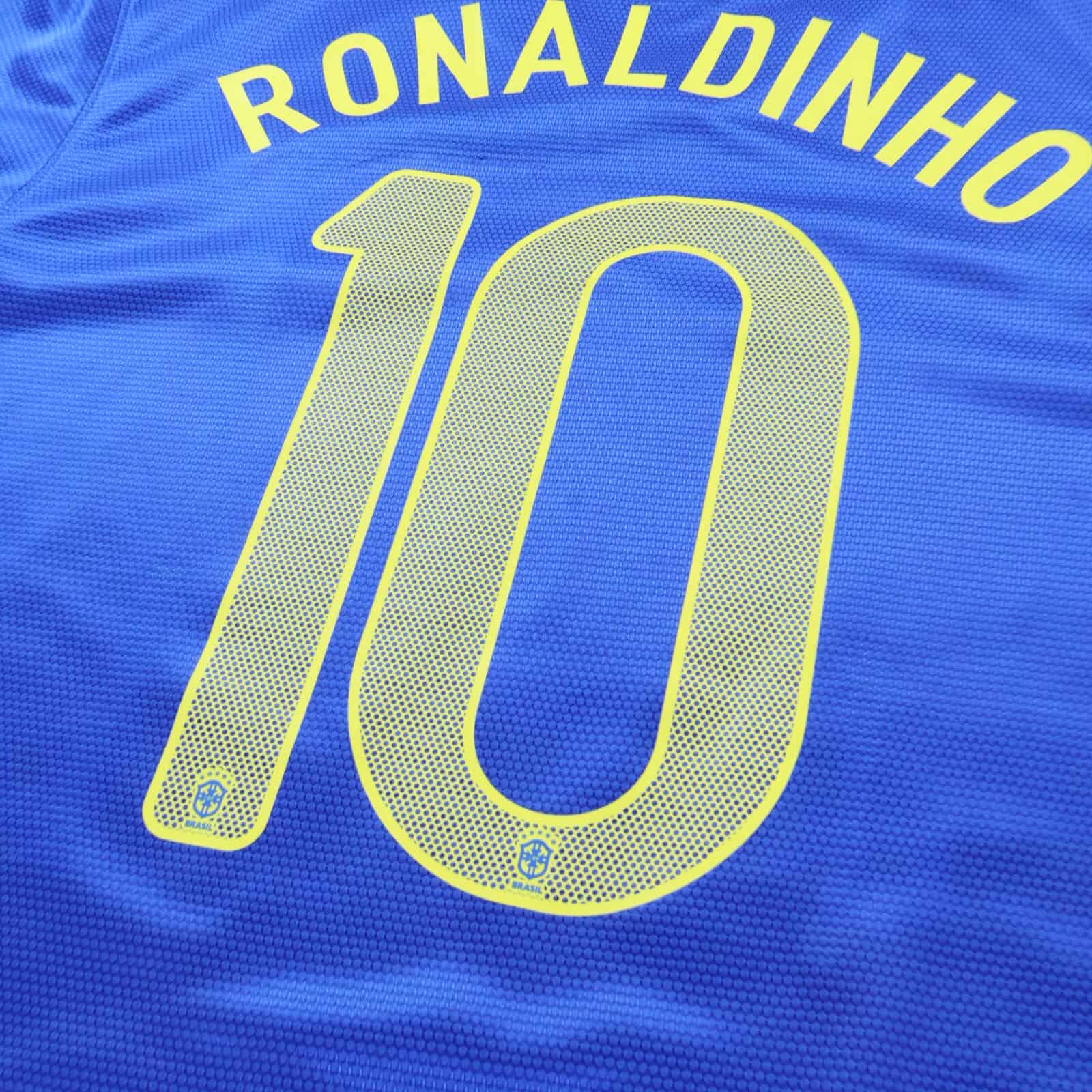 *MINT* Brazil Ronaldinho #10 2012/13 Away Shirt - M
