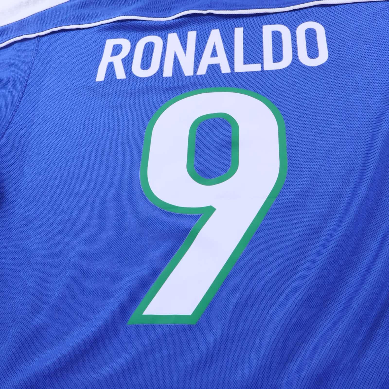 *MINT* Brazil Ronaldo #9 1998/00 Away Shirt - L