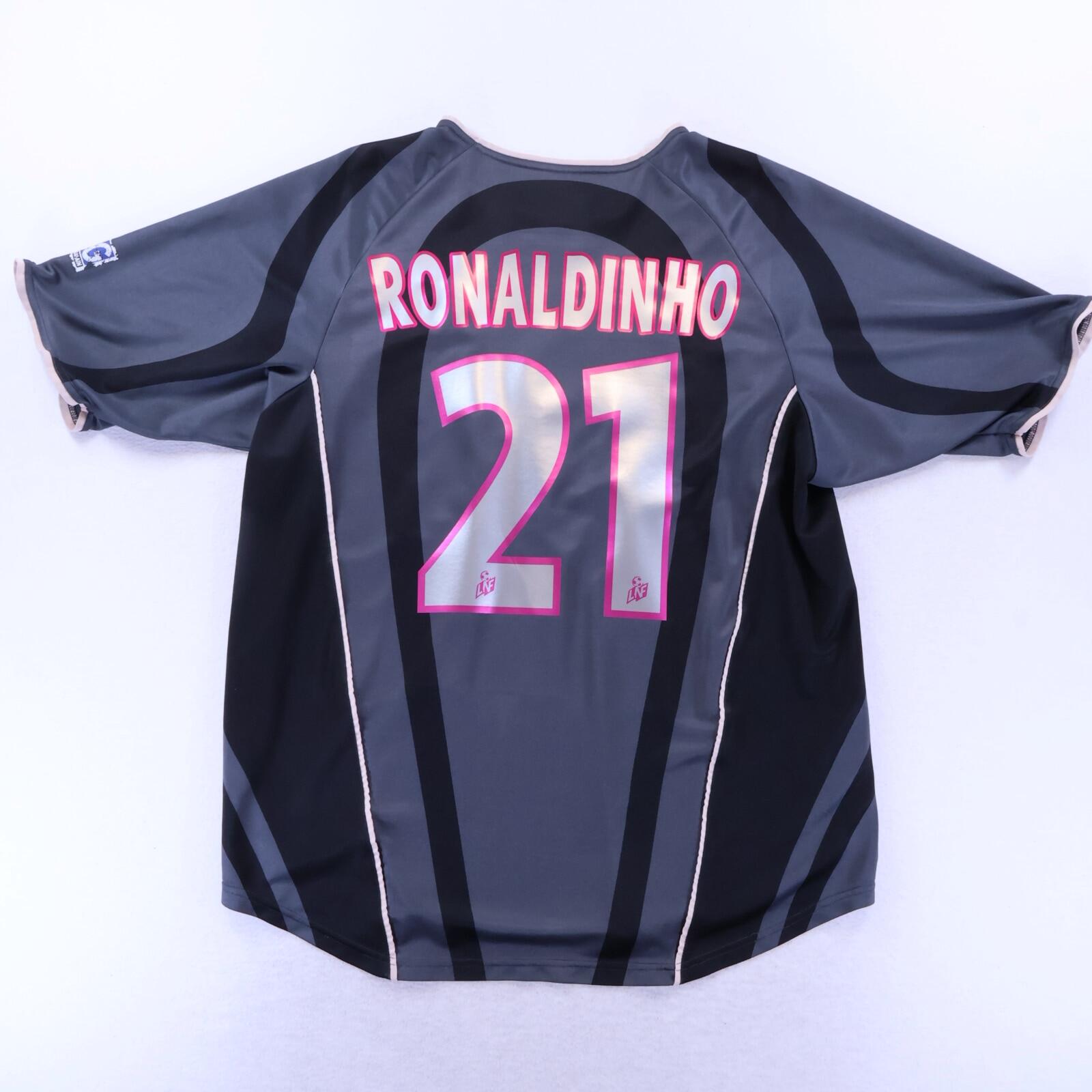Paris Saint-Germain F.C Ronaldinho #21 2001/02 Third Shirt - XL