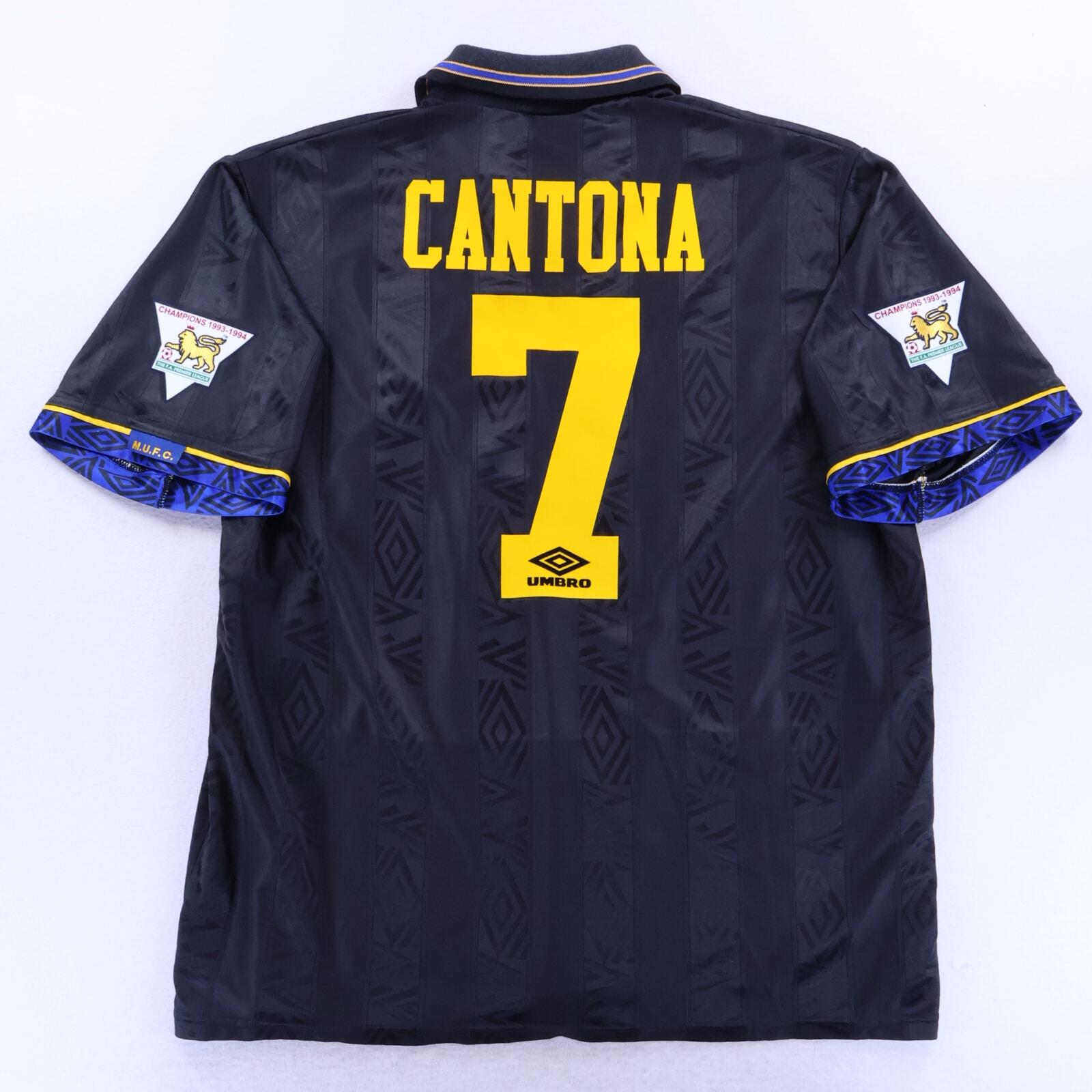 Manchester United Cantona #7 1993/95 Away Shirt - 2XL