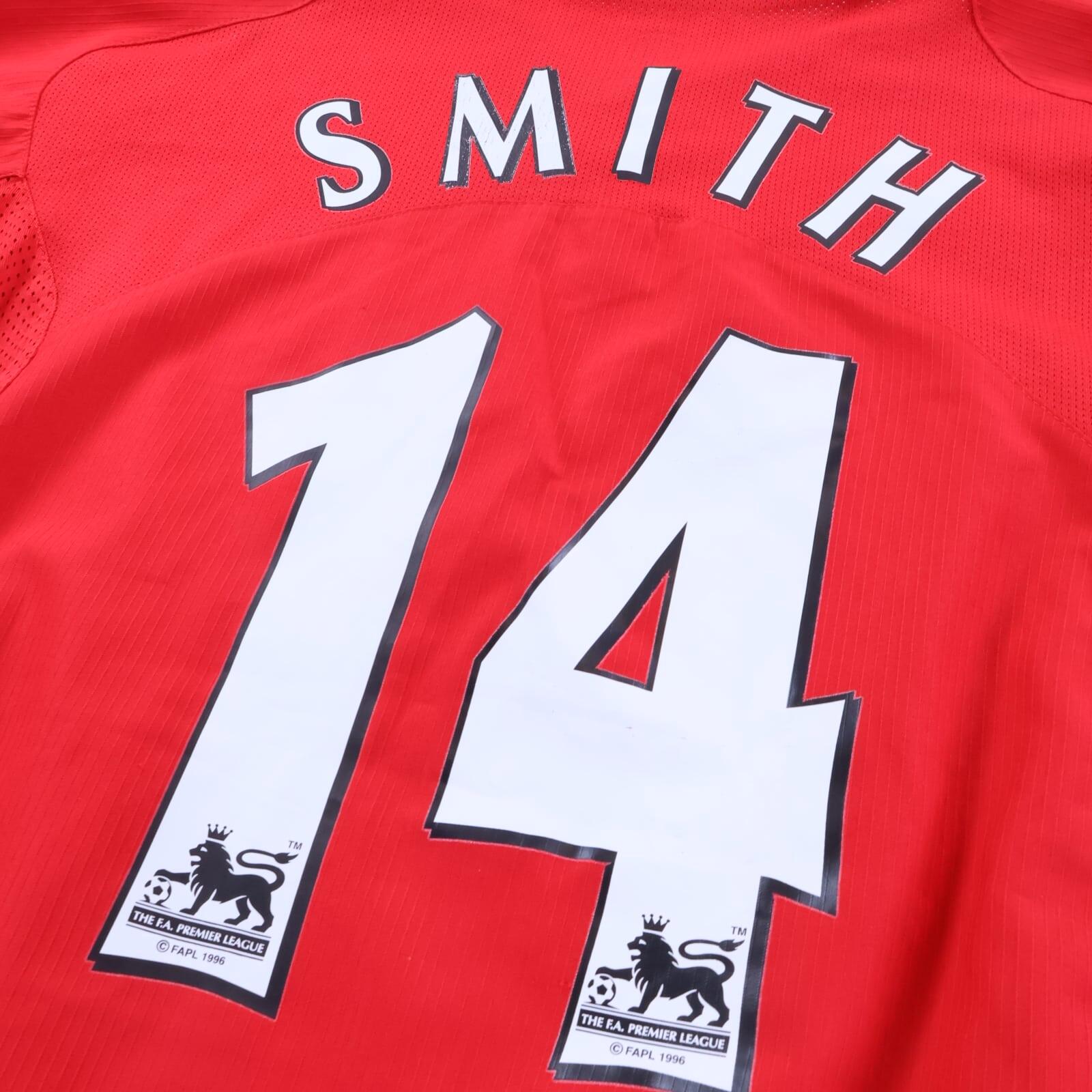 Manchester United Smith #14 2004/06 Home Shirt - M