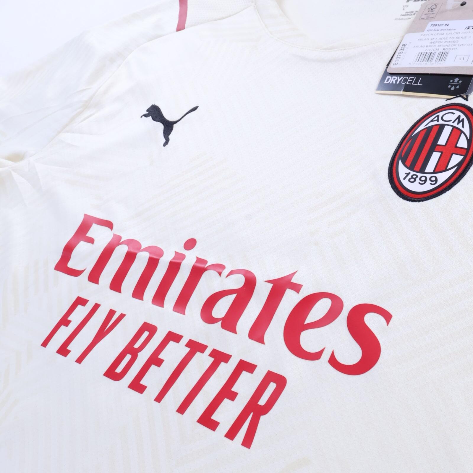 *NWT* Ac Milan Theo #19 2021/22 Away Shirt - L