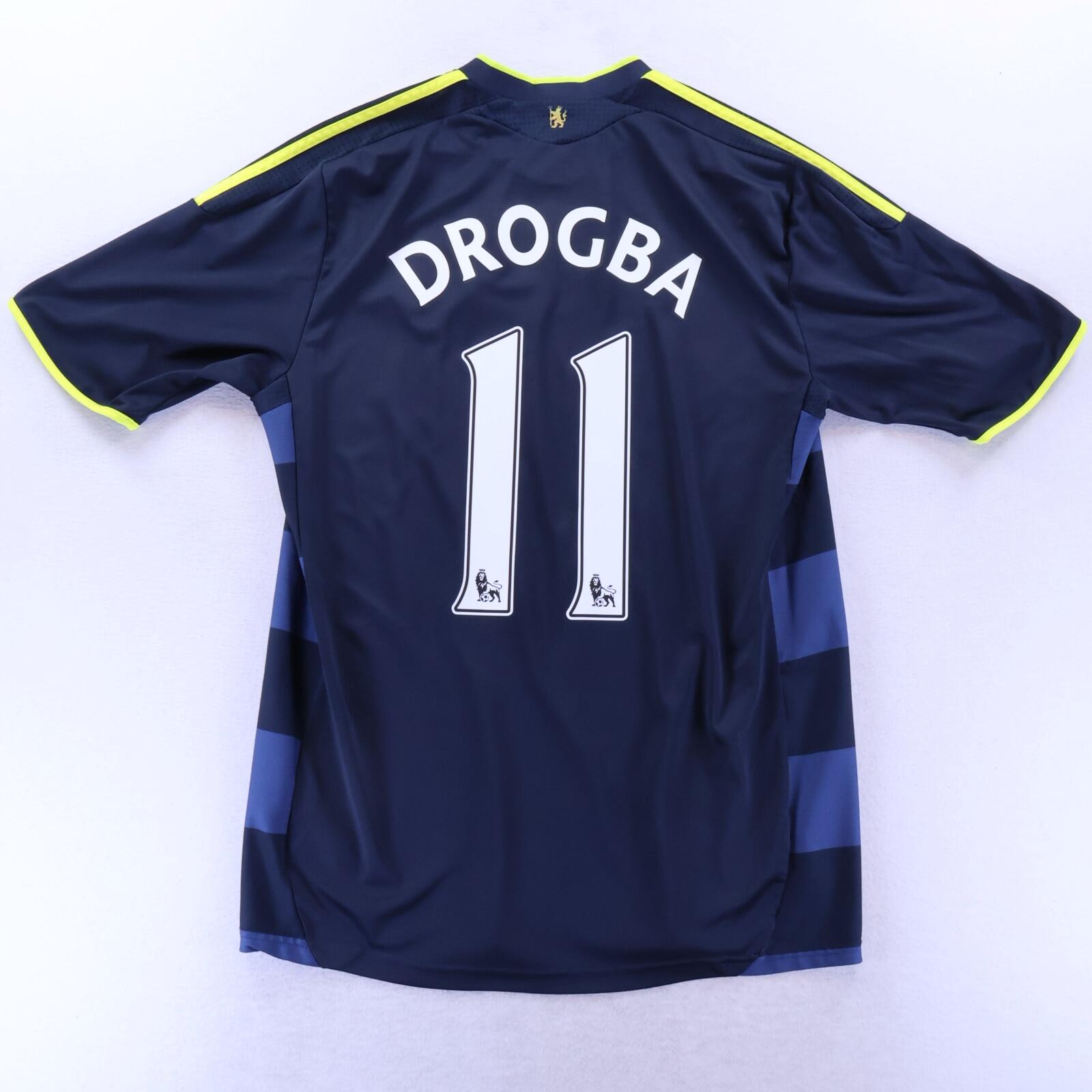 Chelsea Drogba #11 2009/10 Away Shirt - M