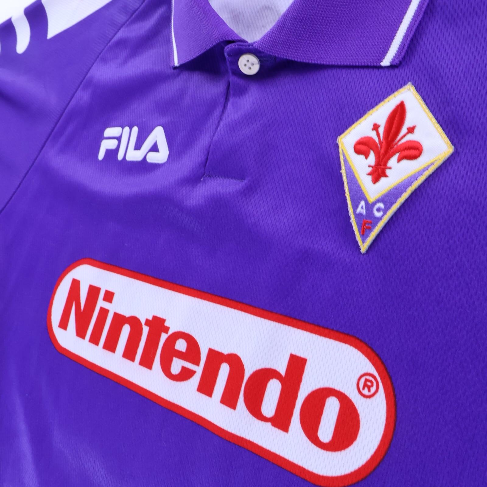 *MINT* Fiorentina Batistuta #9 1998/99 Home Shirt - XL
