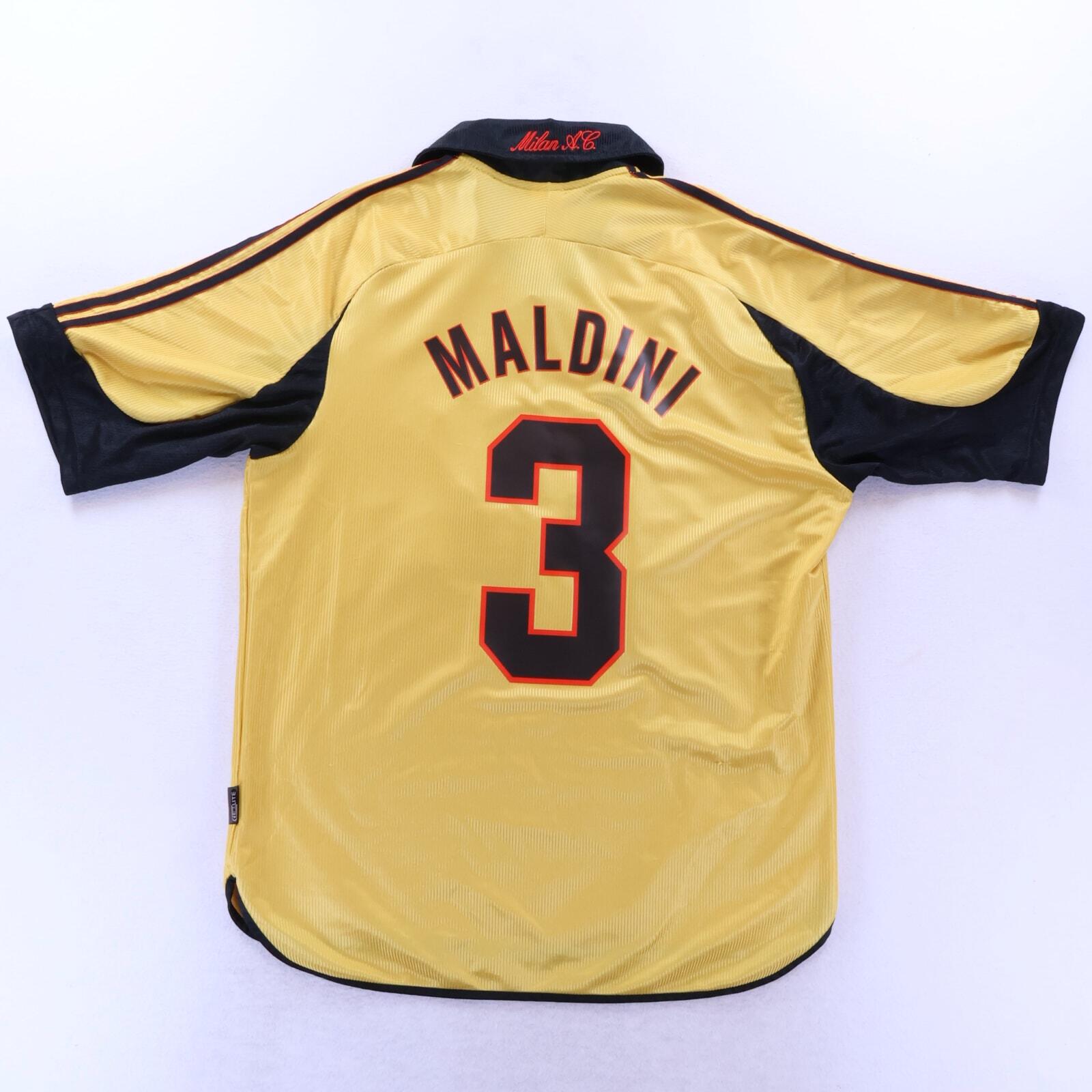 Ac Milan Maldini #3 1999/00 Centenary Fourth Shirt - L