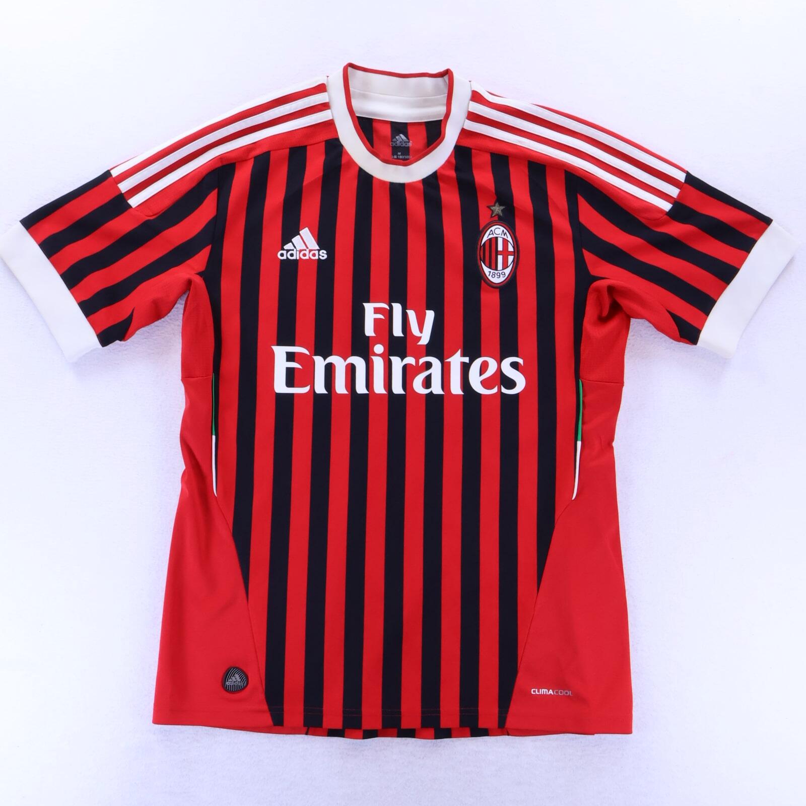 Ac Milan T. Silva #33 2011/12 Home Shirt - M