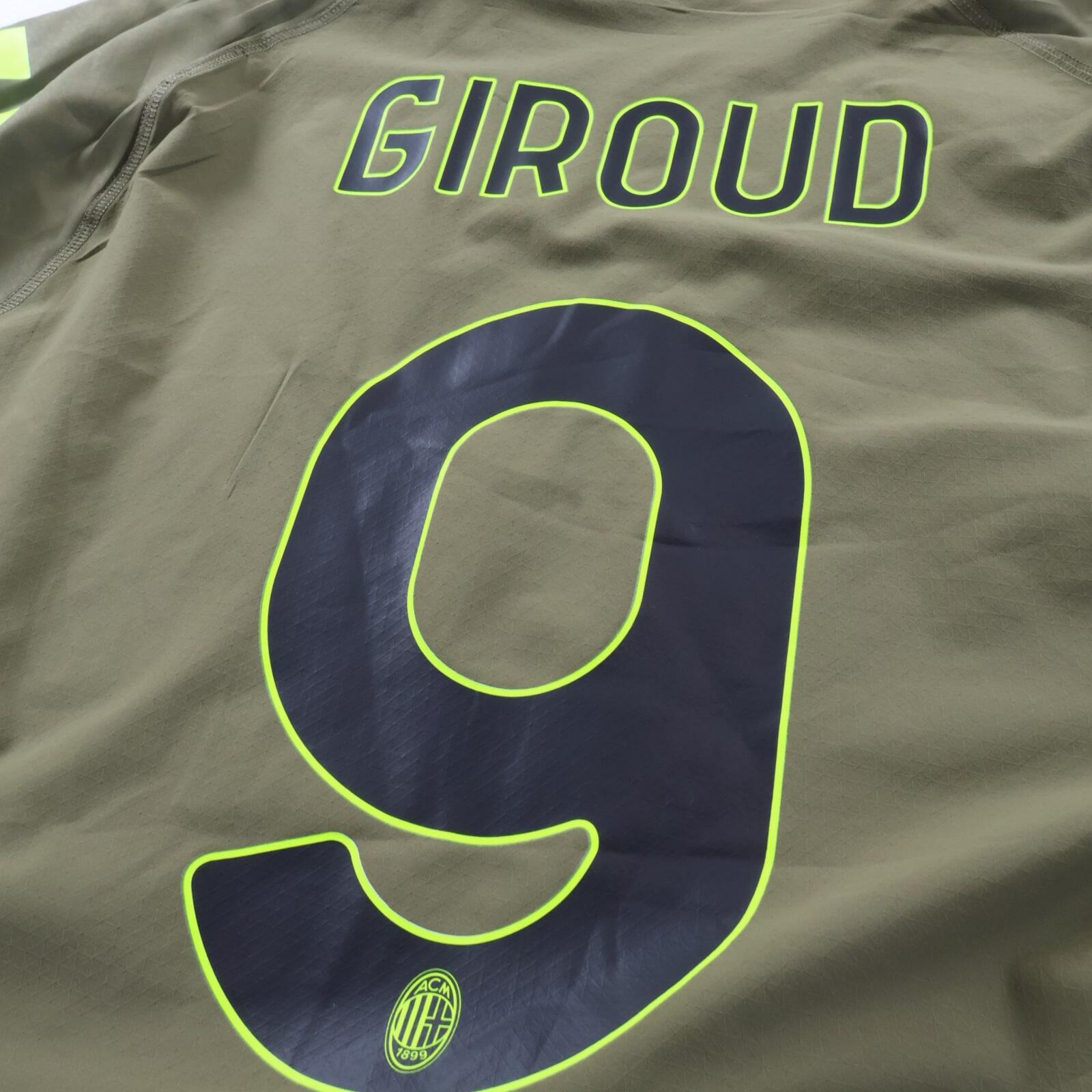 *NWT* Ac Milan Giroud #9 2022/23 Third Shirt - Player Issue - L