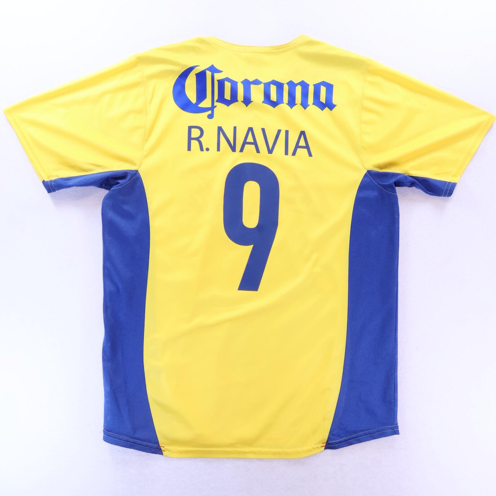Club América R. Navia #9 2004/05 Home Shirt - Player Issue - XL