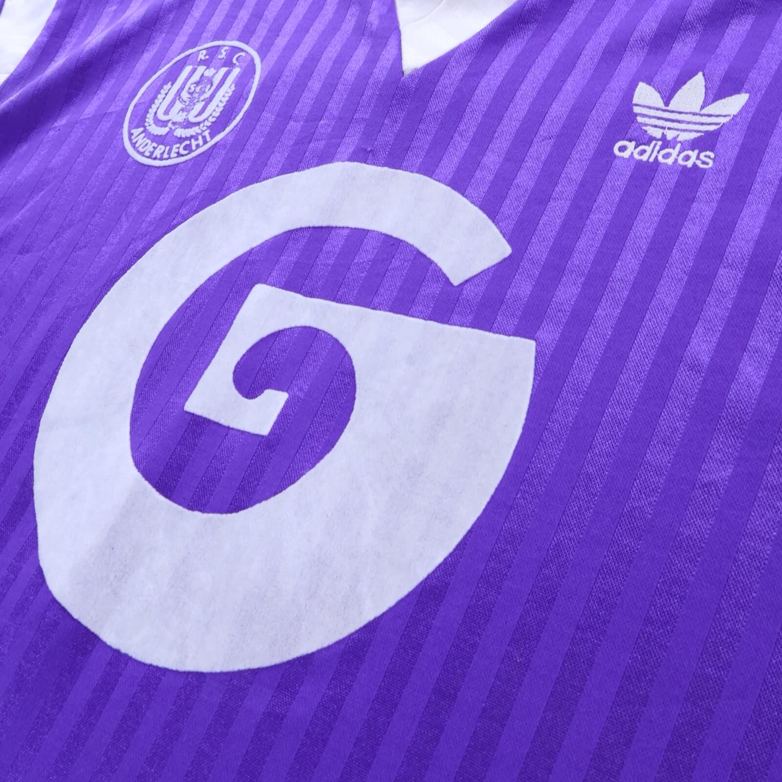 Rsc Anderlecht #3 1991/92 Home Shirt - L