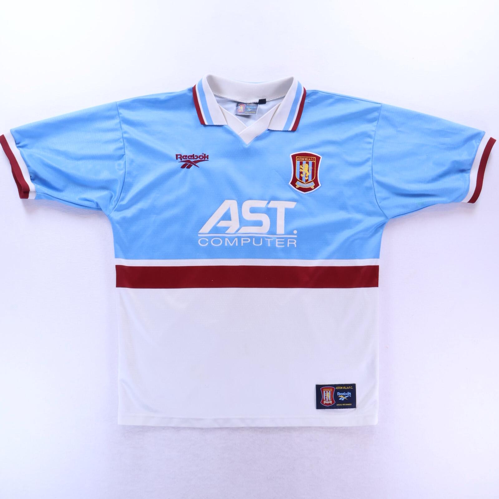 Aston Villa Yorke #10 1997/98 Away Shirt - L