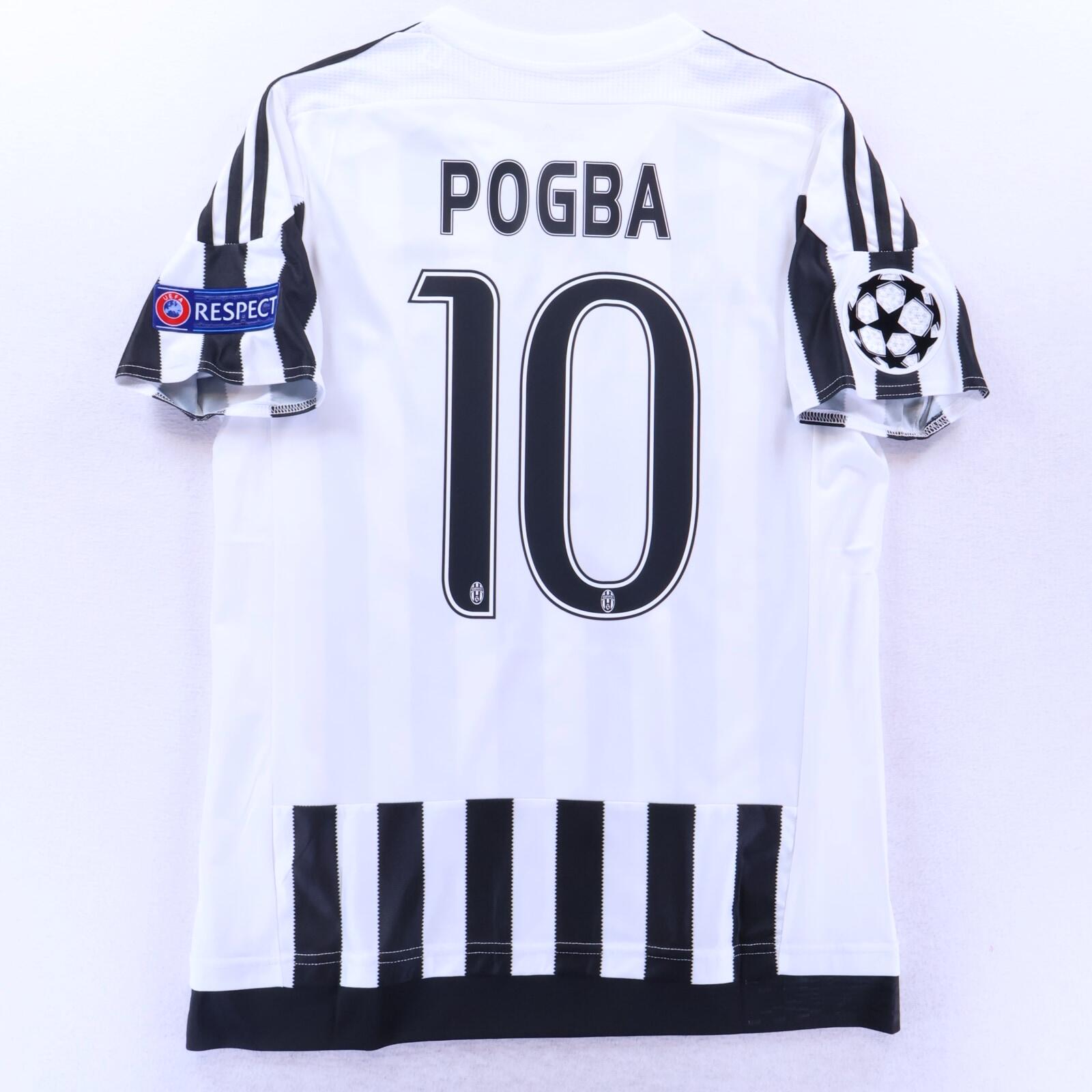 *MINT* Juventus Pogba #10 2015/16 Home Shirt - M