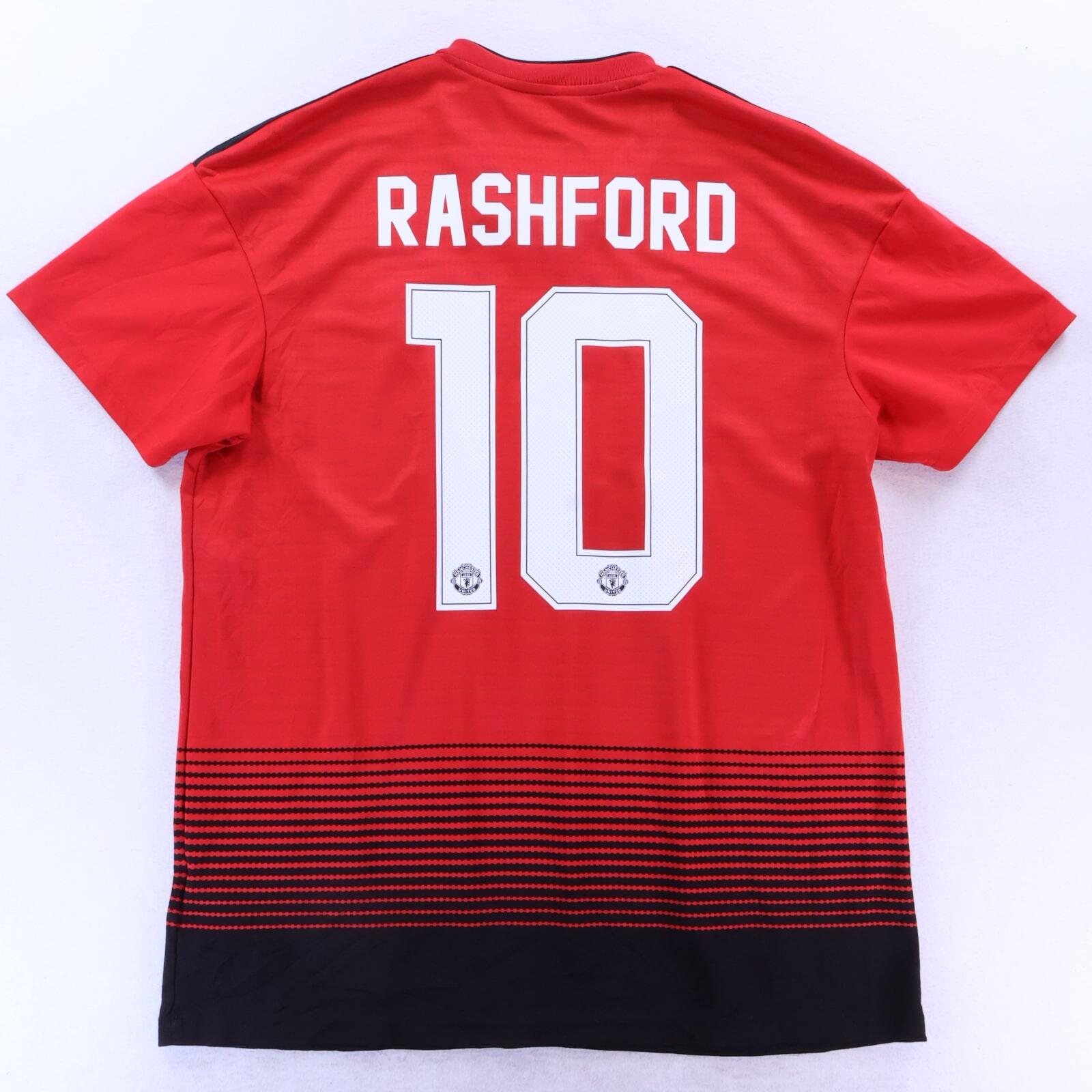 Manchester United Rashford #10 2018/19 Home Shirt - L