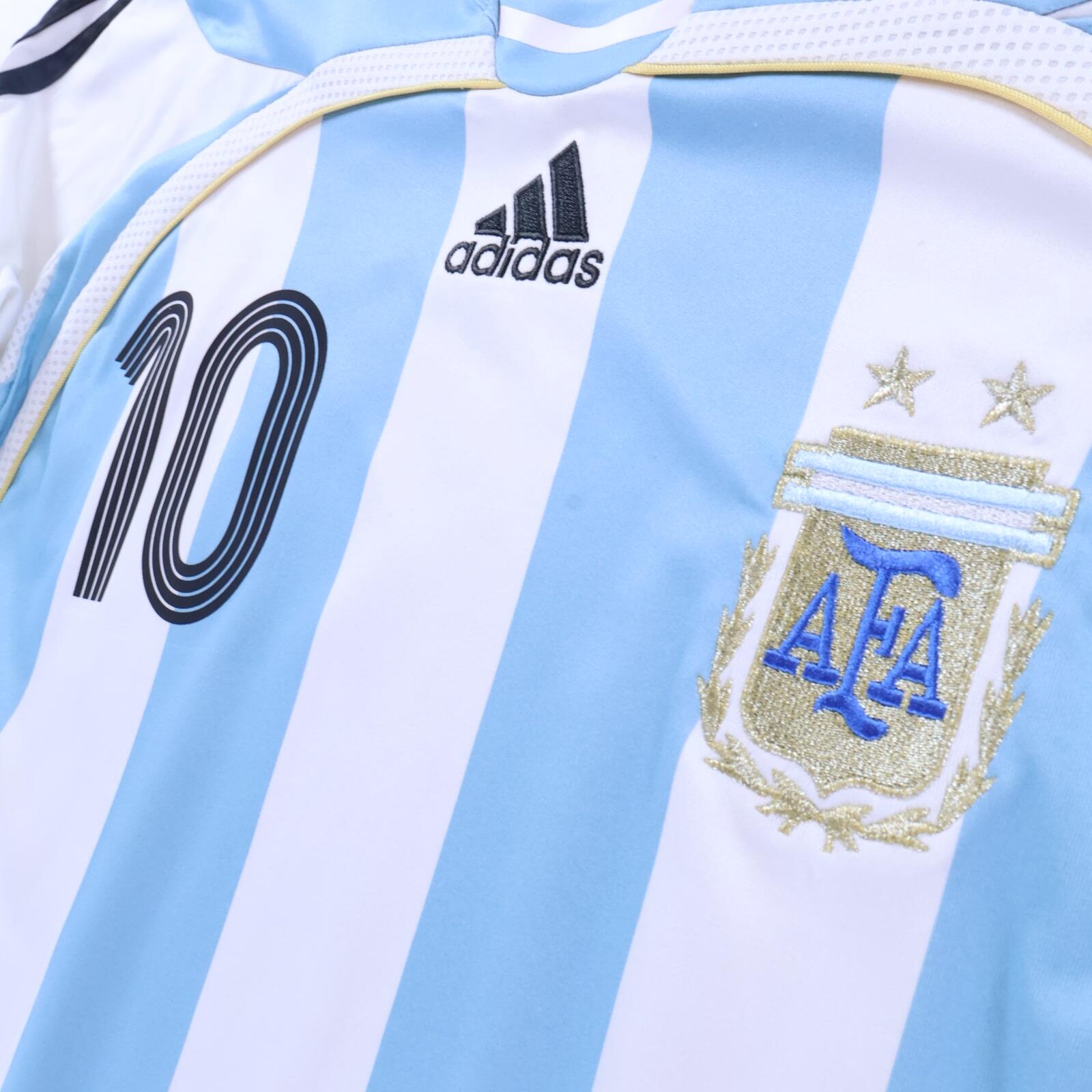 Argentina Riquelme #10 2006 Home Shirt - L