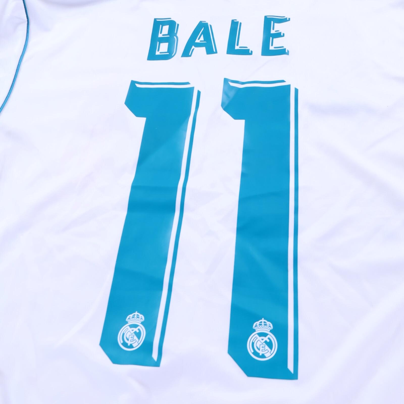 Real Madrid Bale #11 2017/18 Home Shirt - M