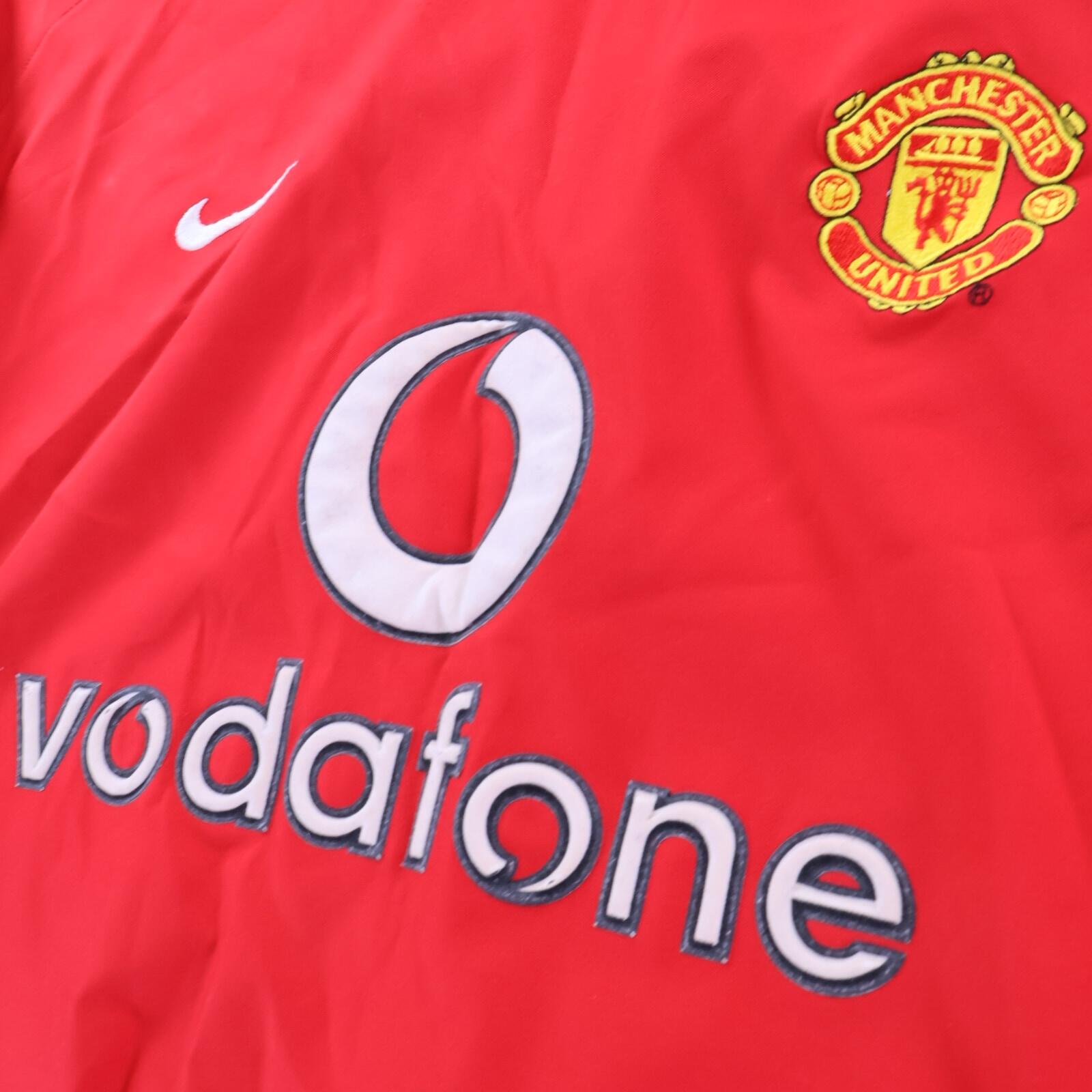 Manchester United Beckham #7 2002/04 Home Shirt - Long Sleeve - M