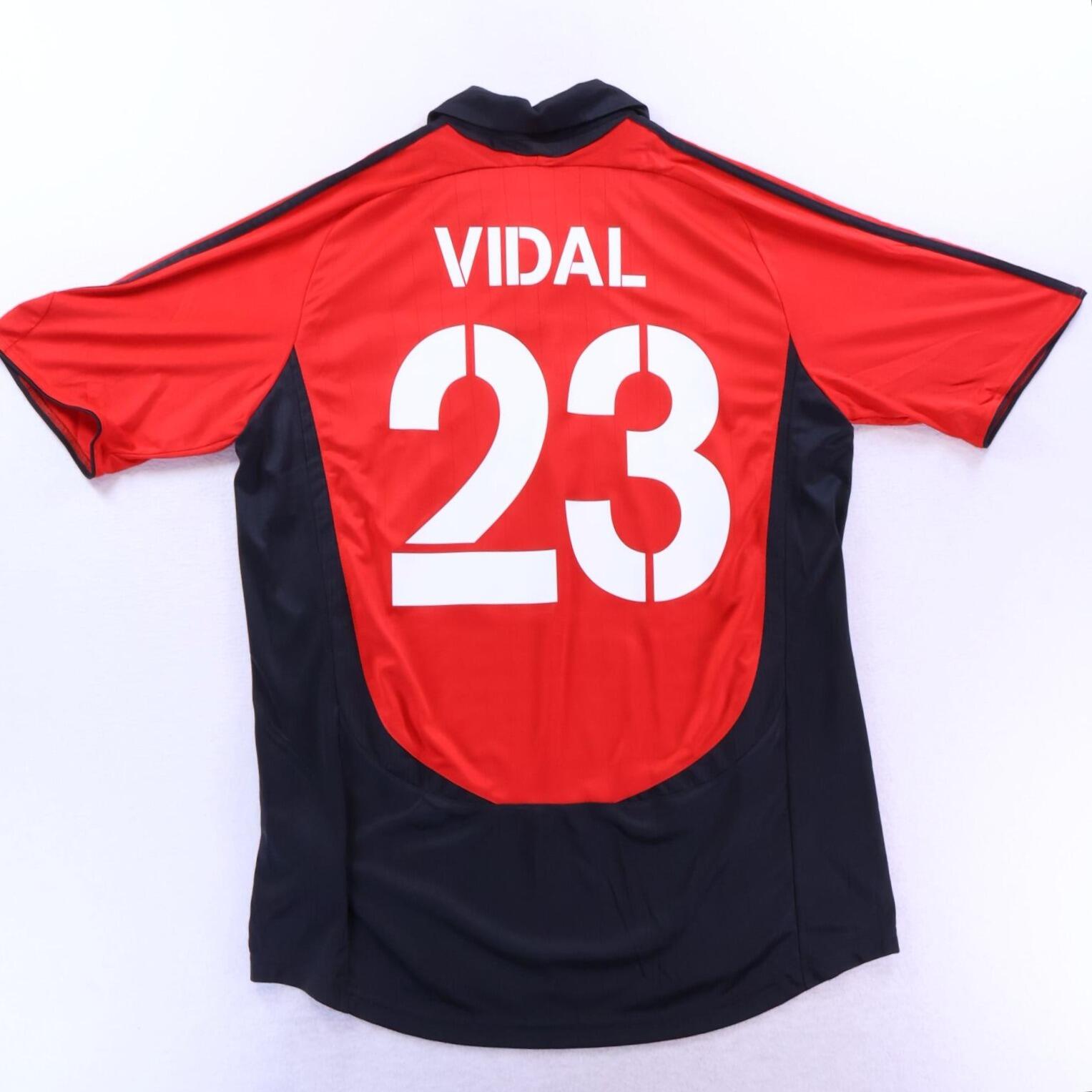 Bayer Leverkusen Vidal #23 2007/08 Home Shirt - L