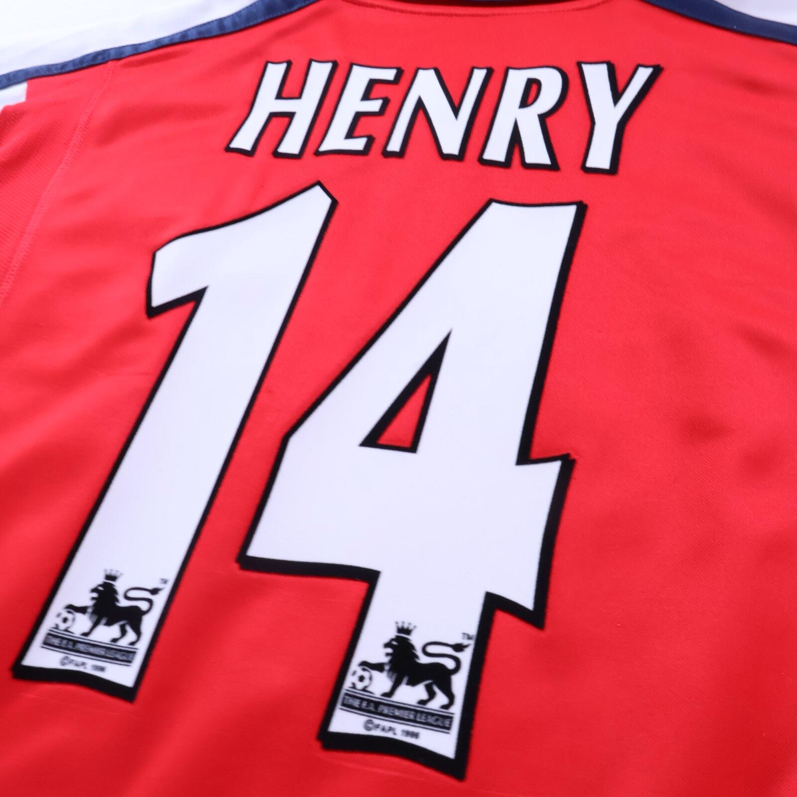 *MINT* Arsenal Henry #14 2000/02 Home Shirt - M