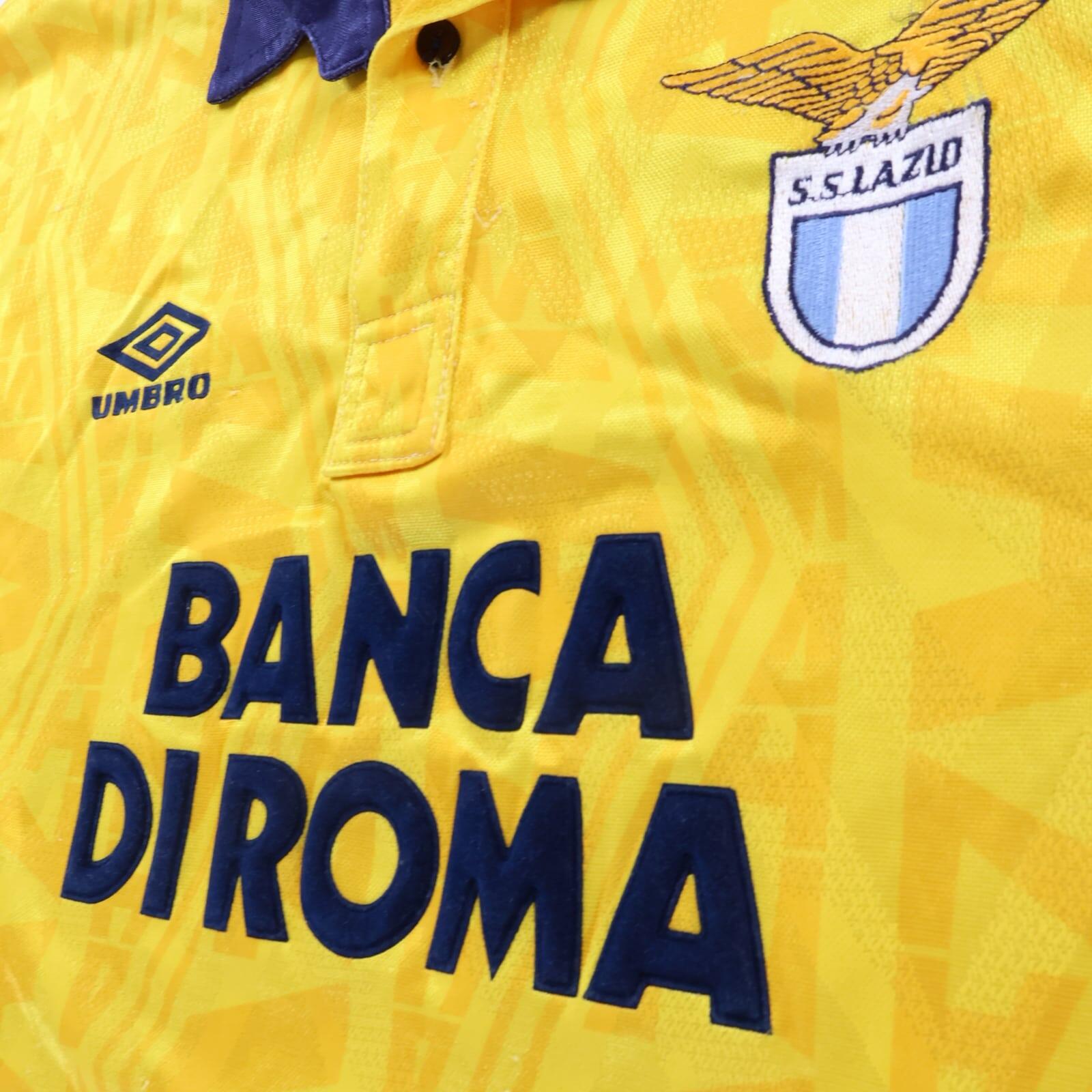 S.S Lazio Gascoigne #10 1992/94 Away Shirt - XL