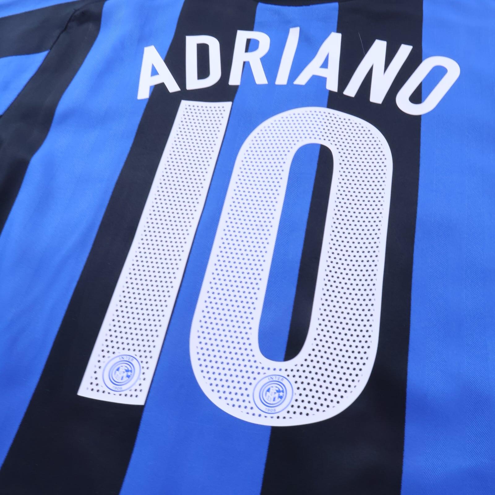 Inter Milan Adriano #10 2003/04 Home Shirt - L