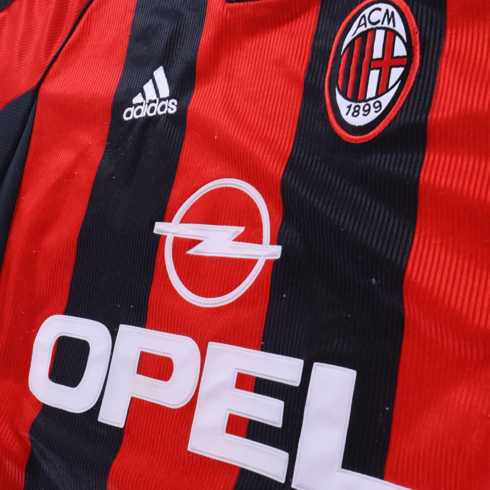 Ac Milan Maldini #3 1998/99 Home Shirt - XL
