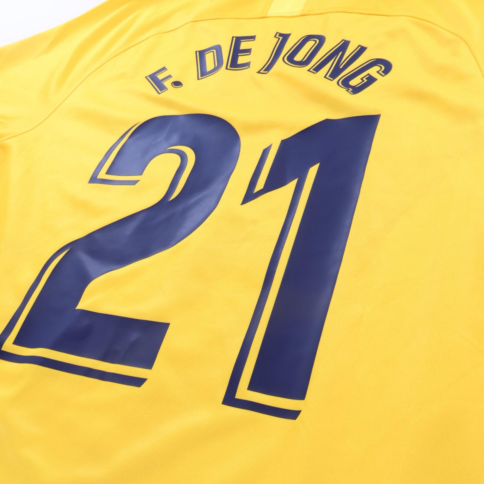 *NWT* Barcelona F. De Jong #21 2019/20 Senyera' Fourth Shirt - M