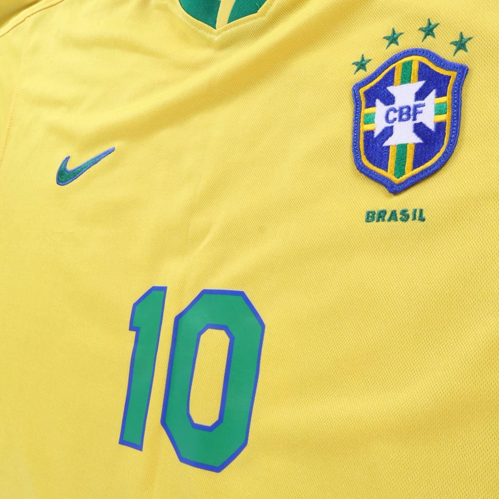 Brazil Leonardo #10 1997 Home Shirt - L