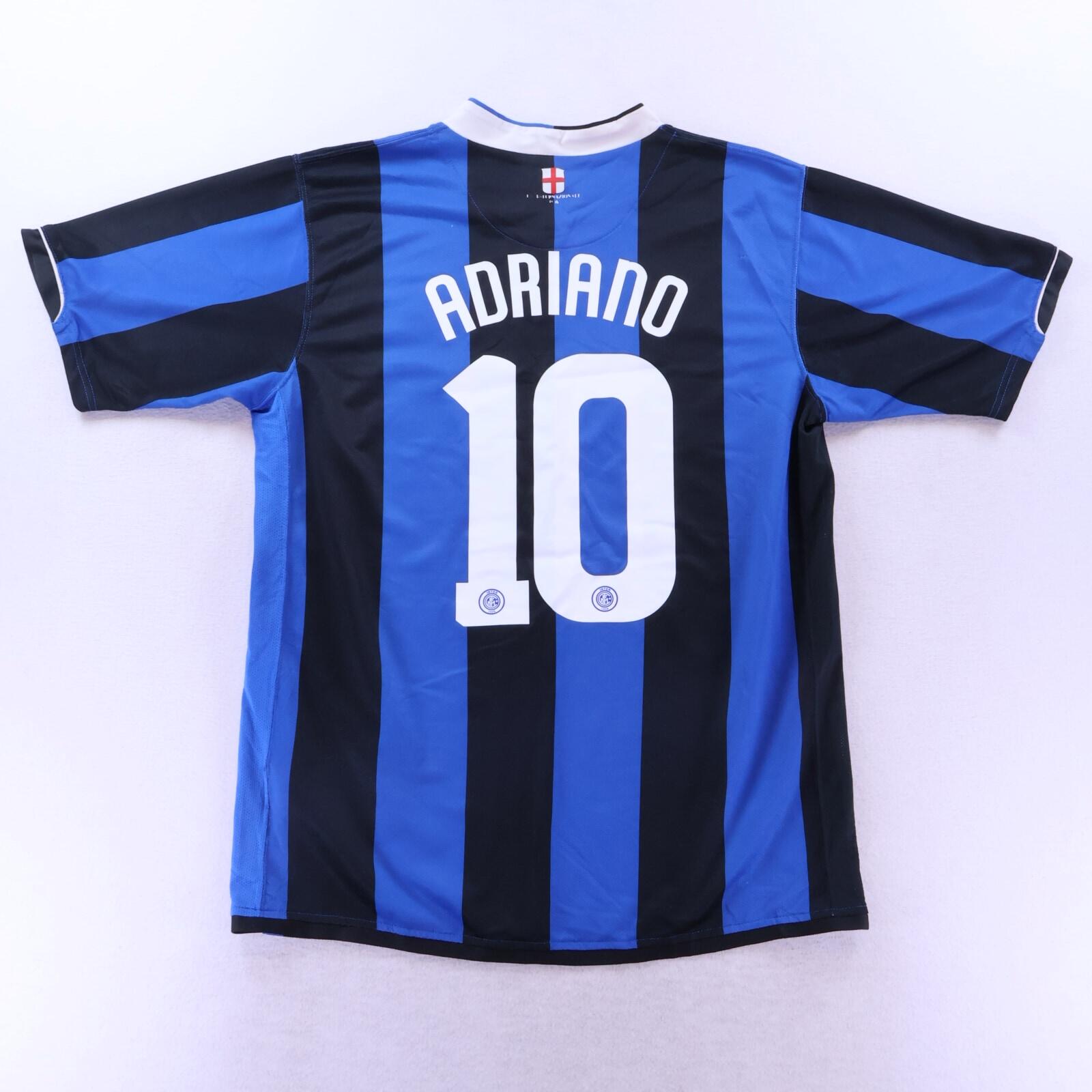 Inter Milan Adriano #10 2006/07 Home Shirt - L