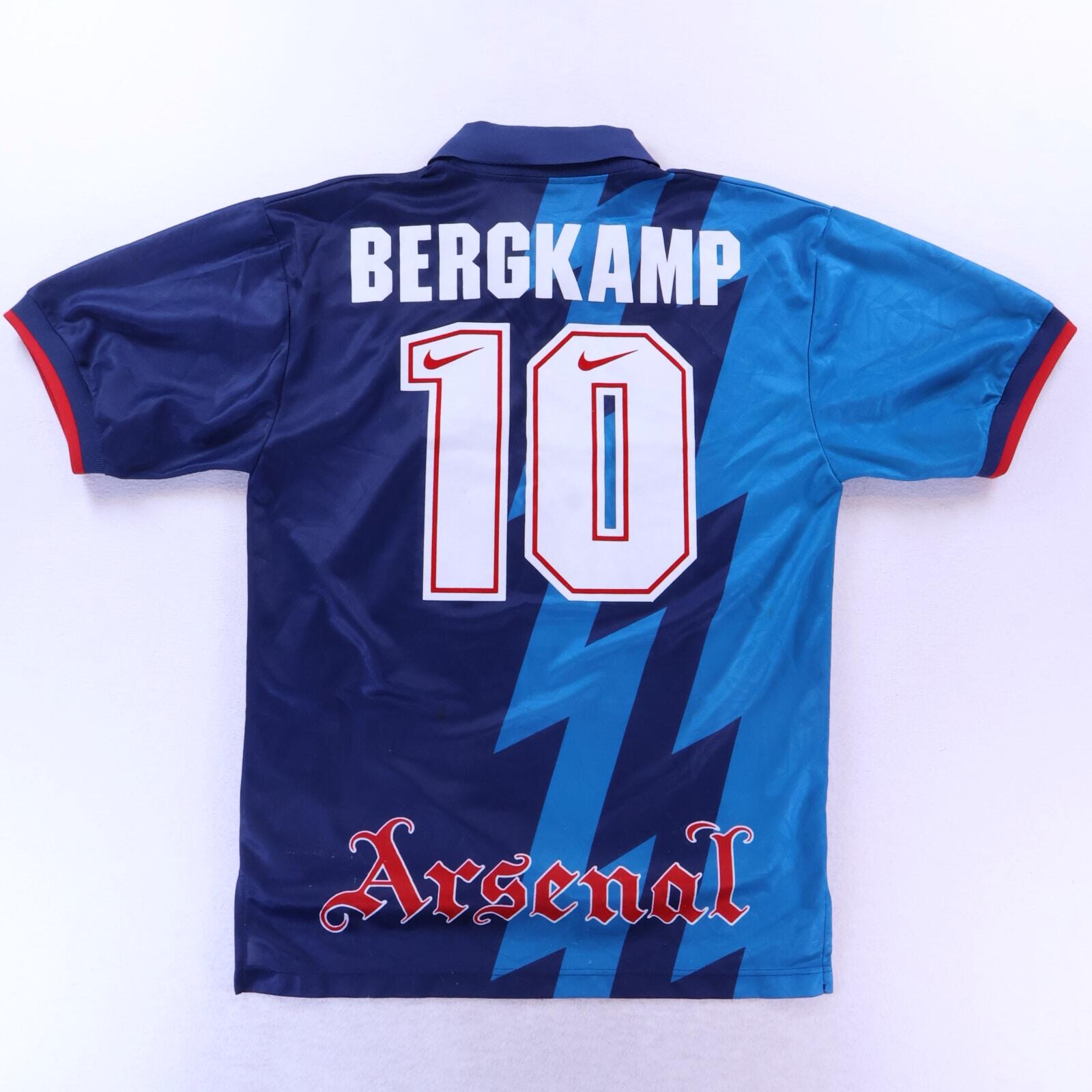 Arsenal Bergkamp #10 1995/96 Away Shirt - M
